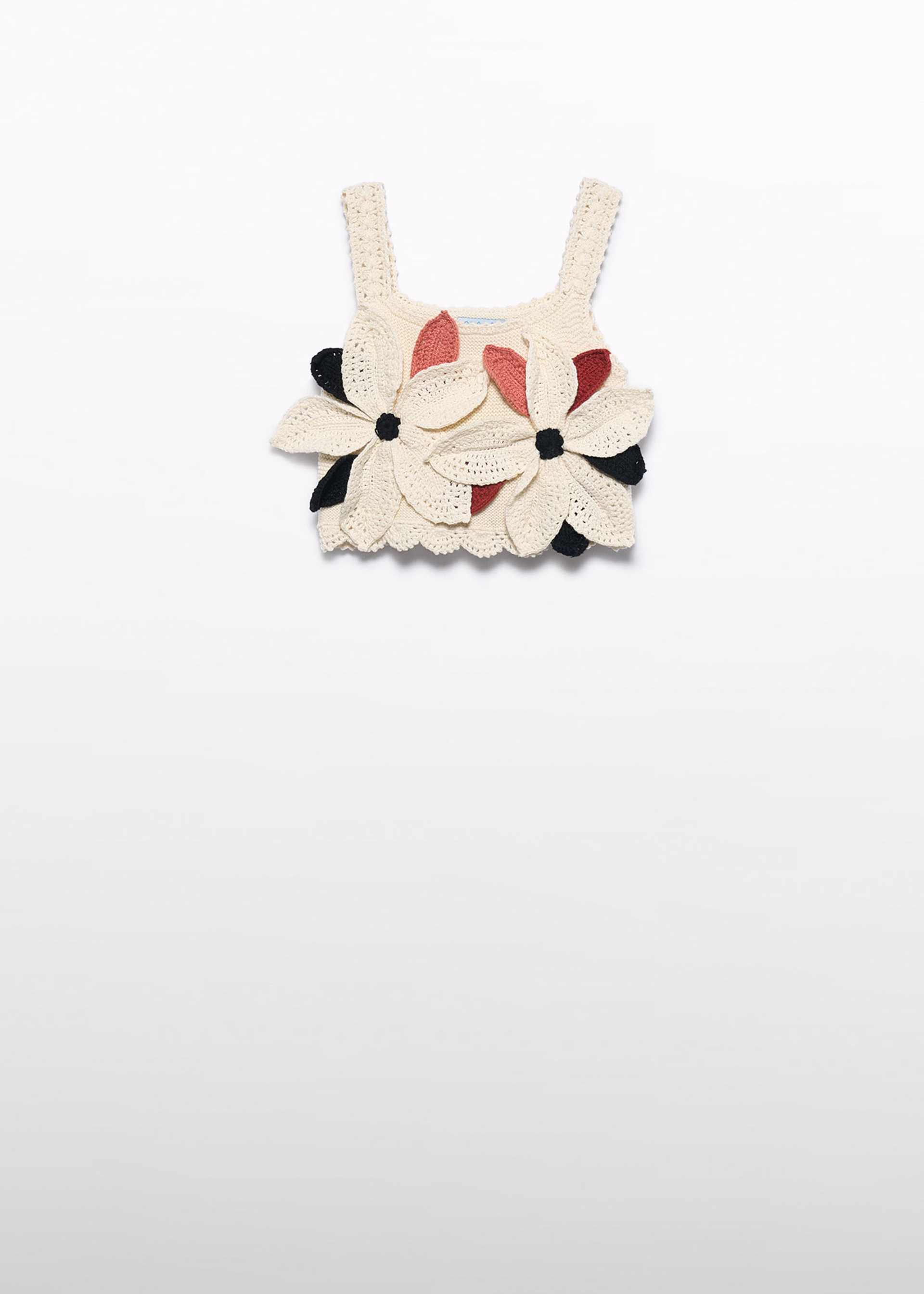 Crochet flower top for girls