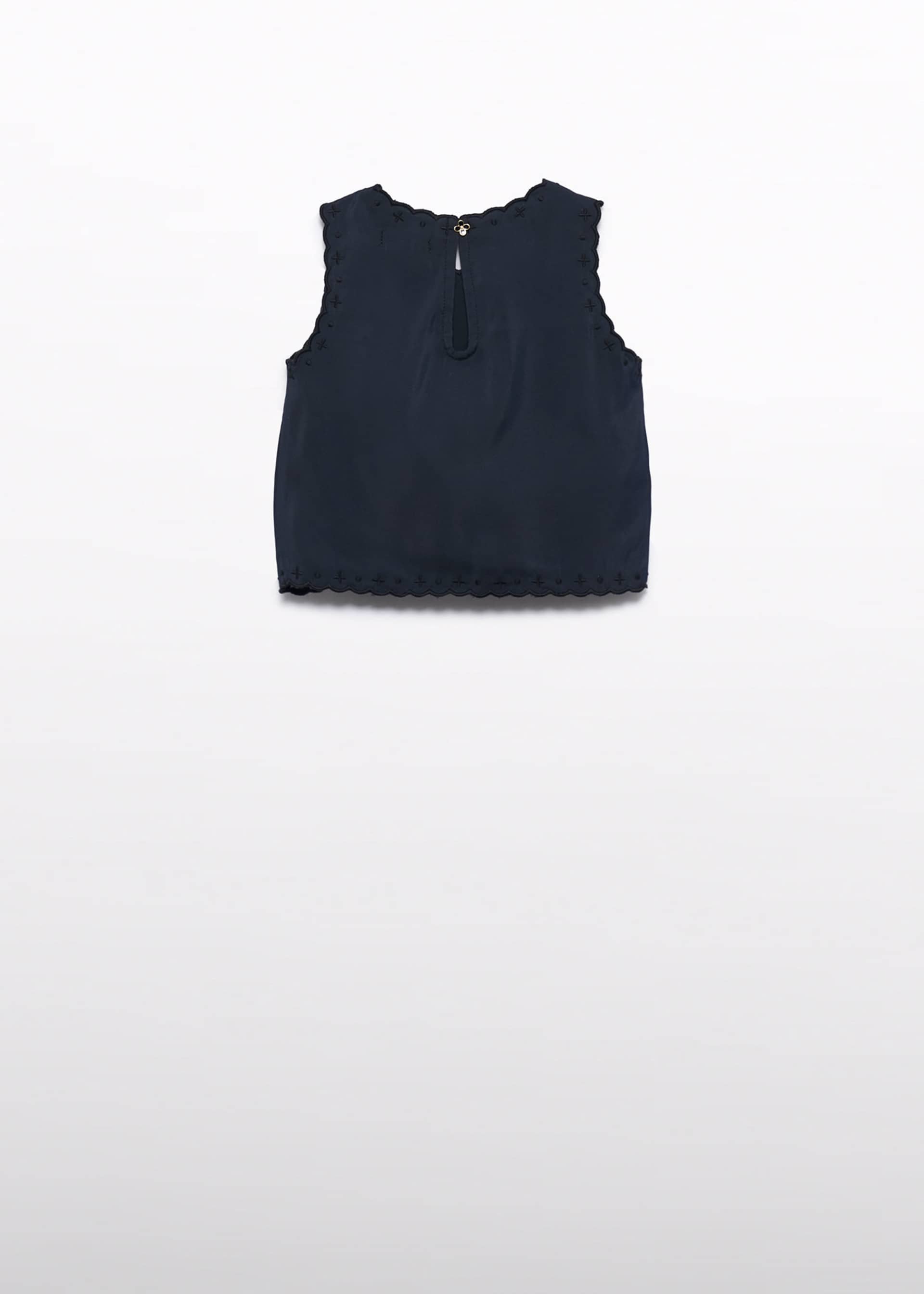 Girl Embroidered Top