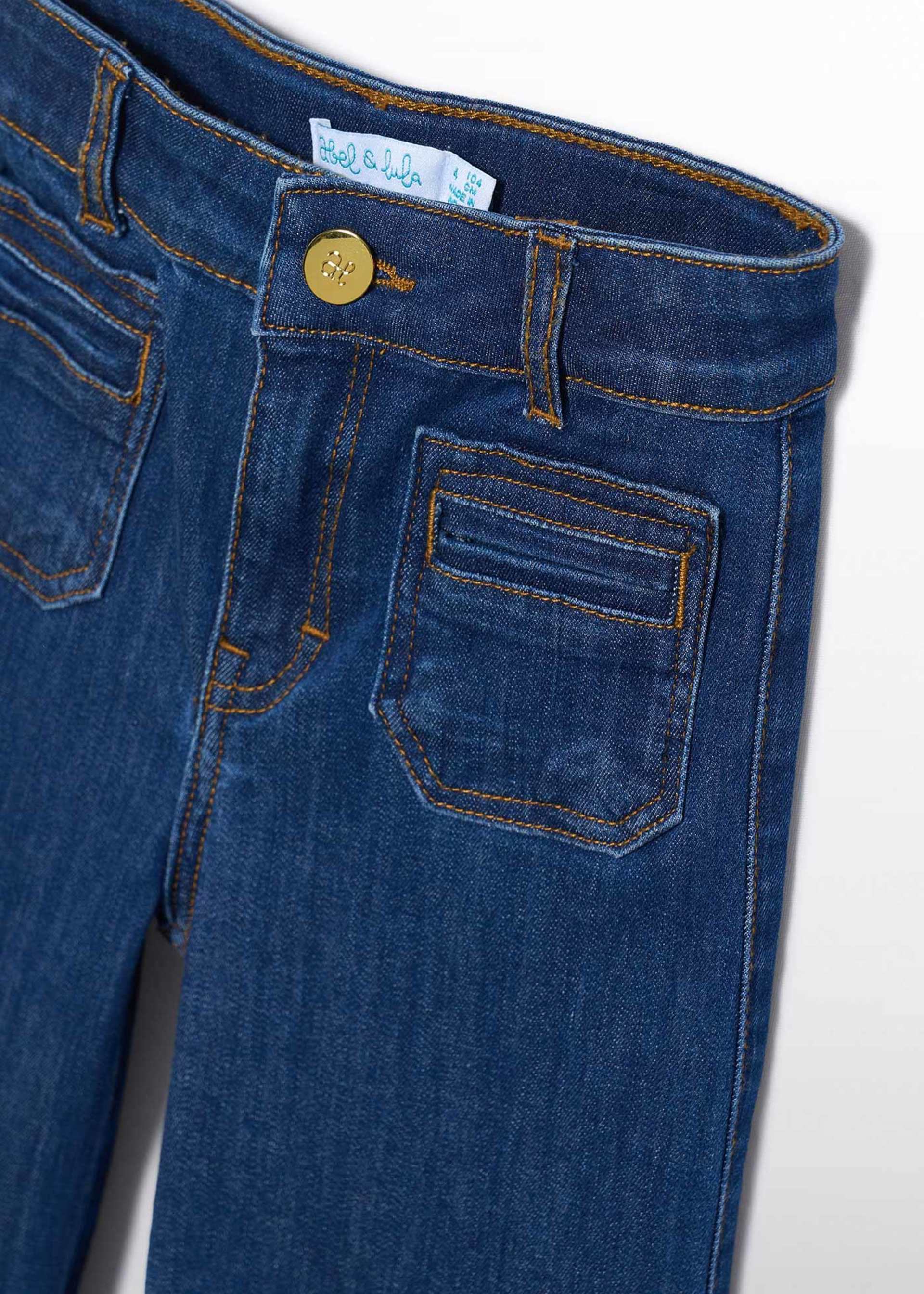 Pantalon tejano bootcut niña