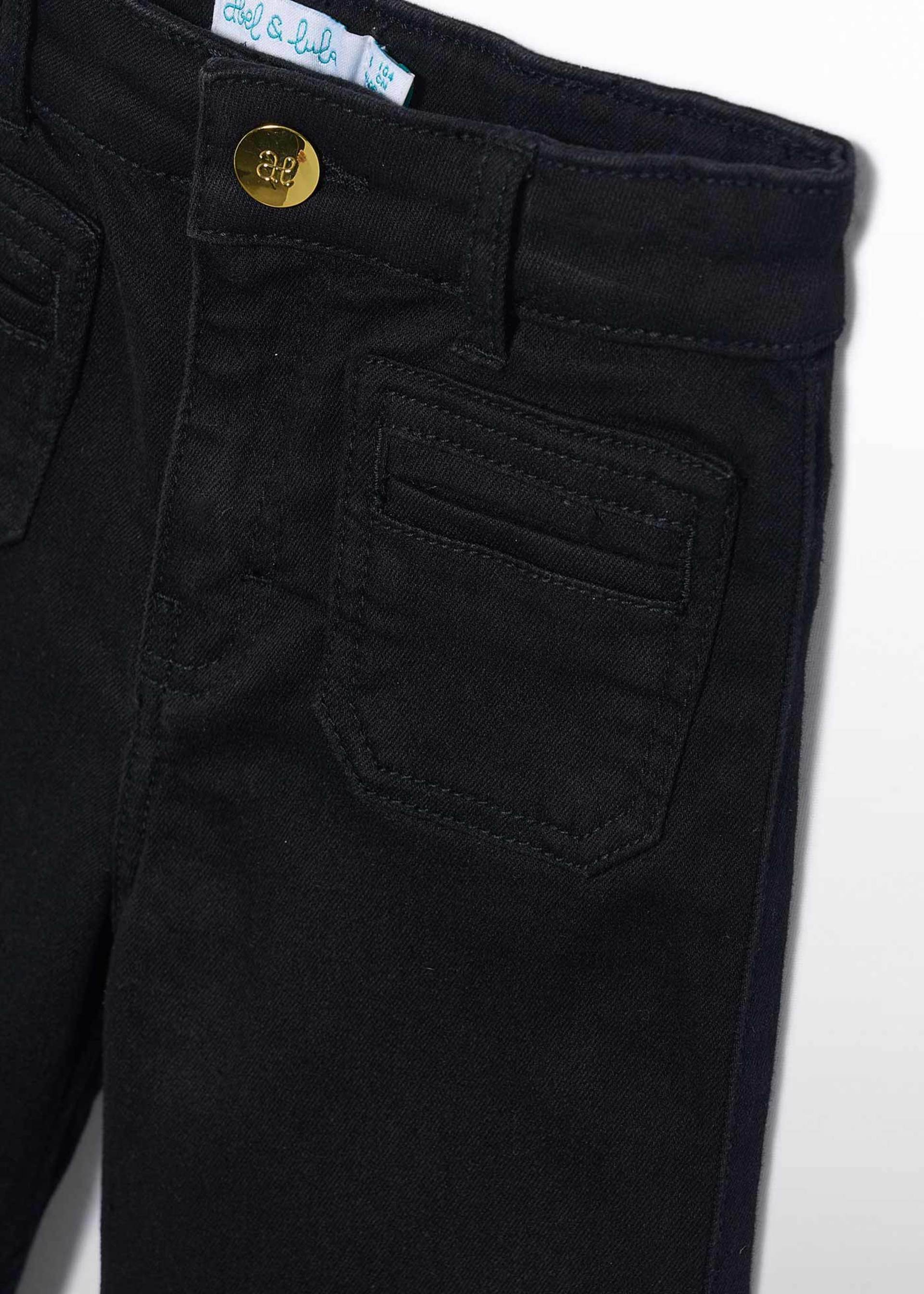 Calças denim bootcut menina