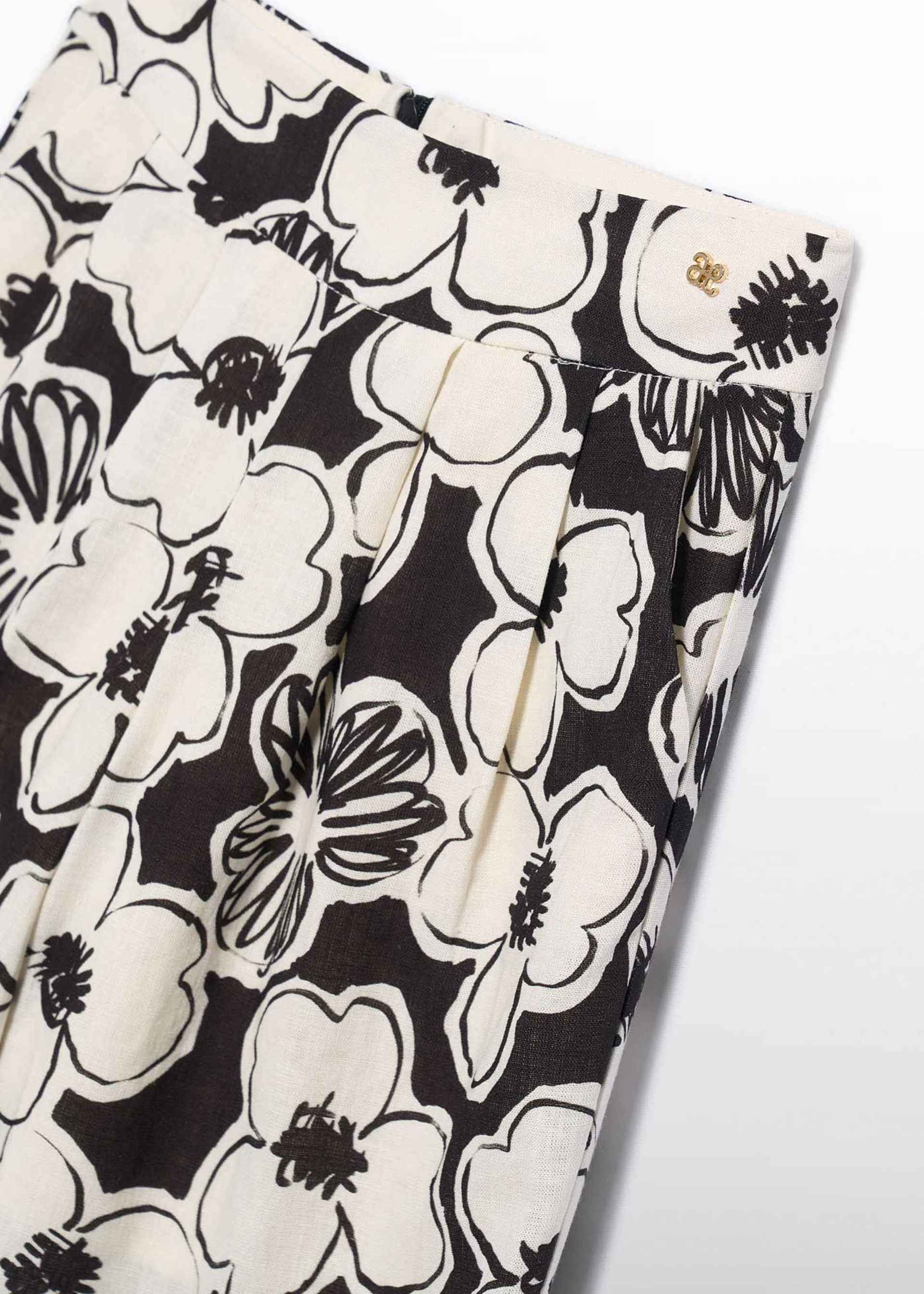 Girls' printed culottes