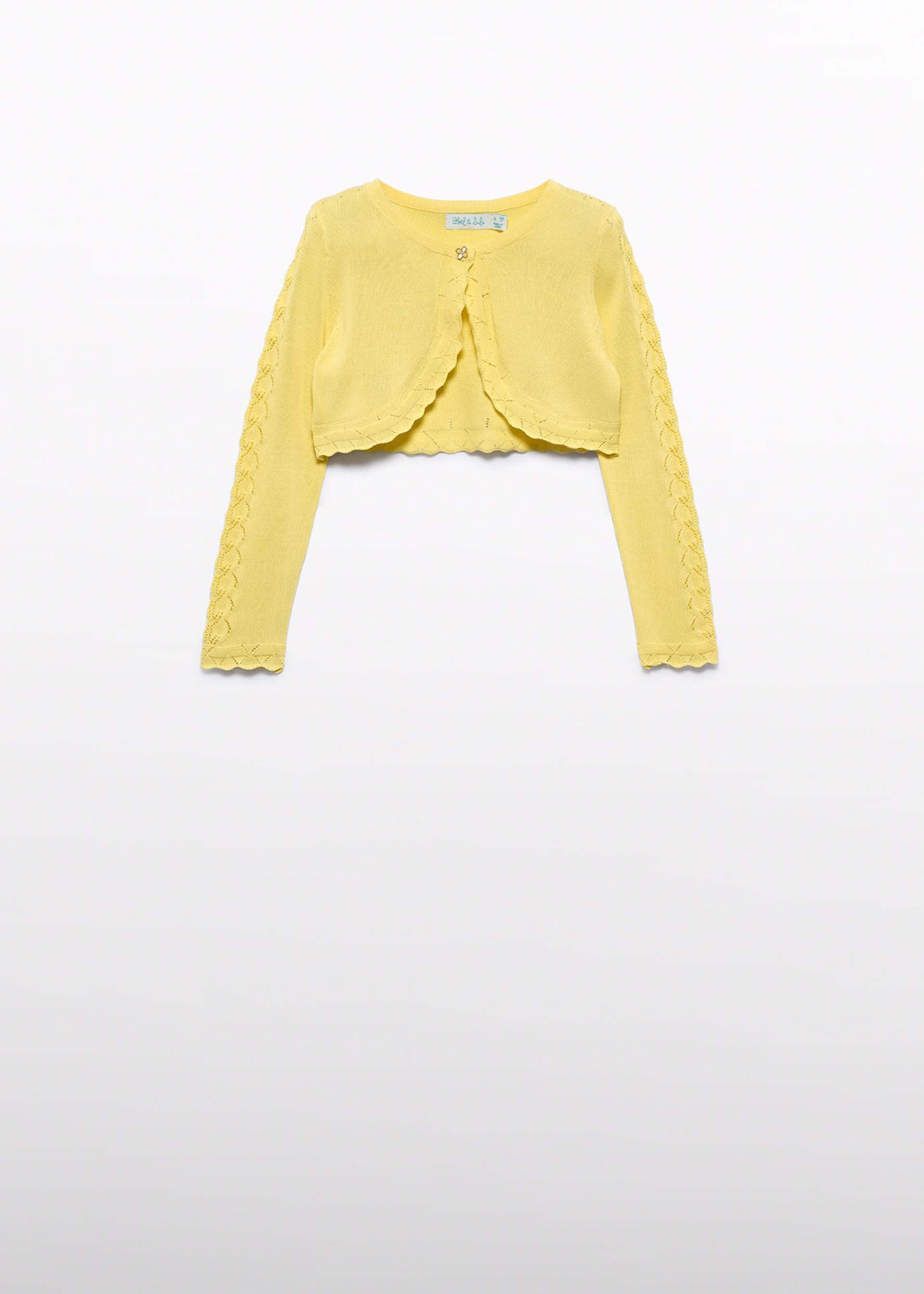 Girl Knit Crop Cardigan