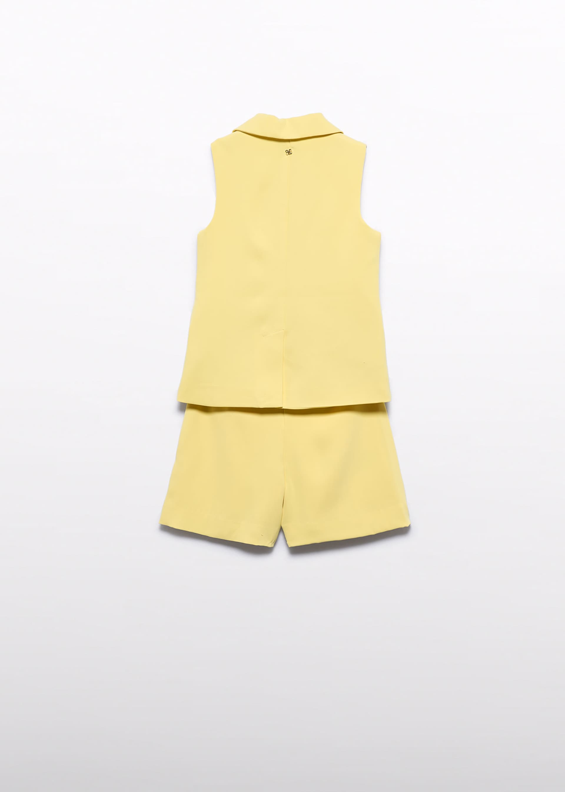 Girls' crepe Bermuda suit