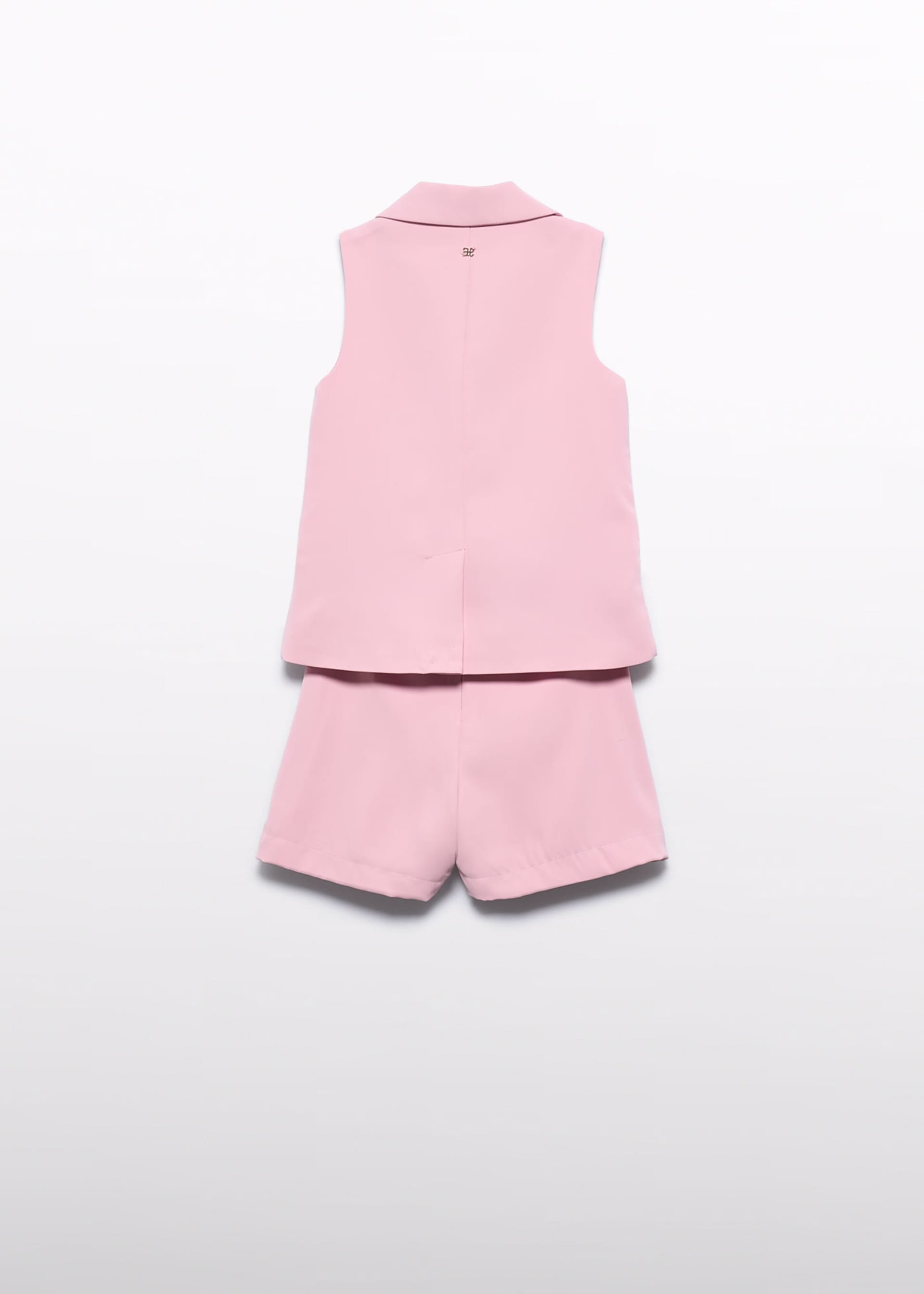 Traje bermuda crepe niña