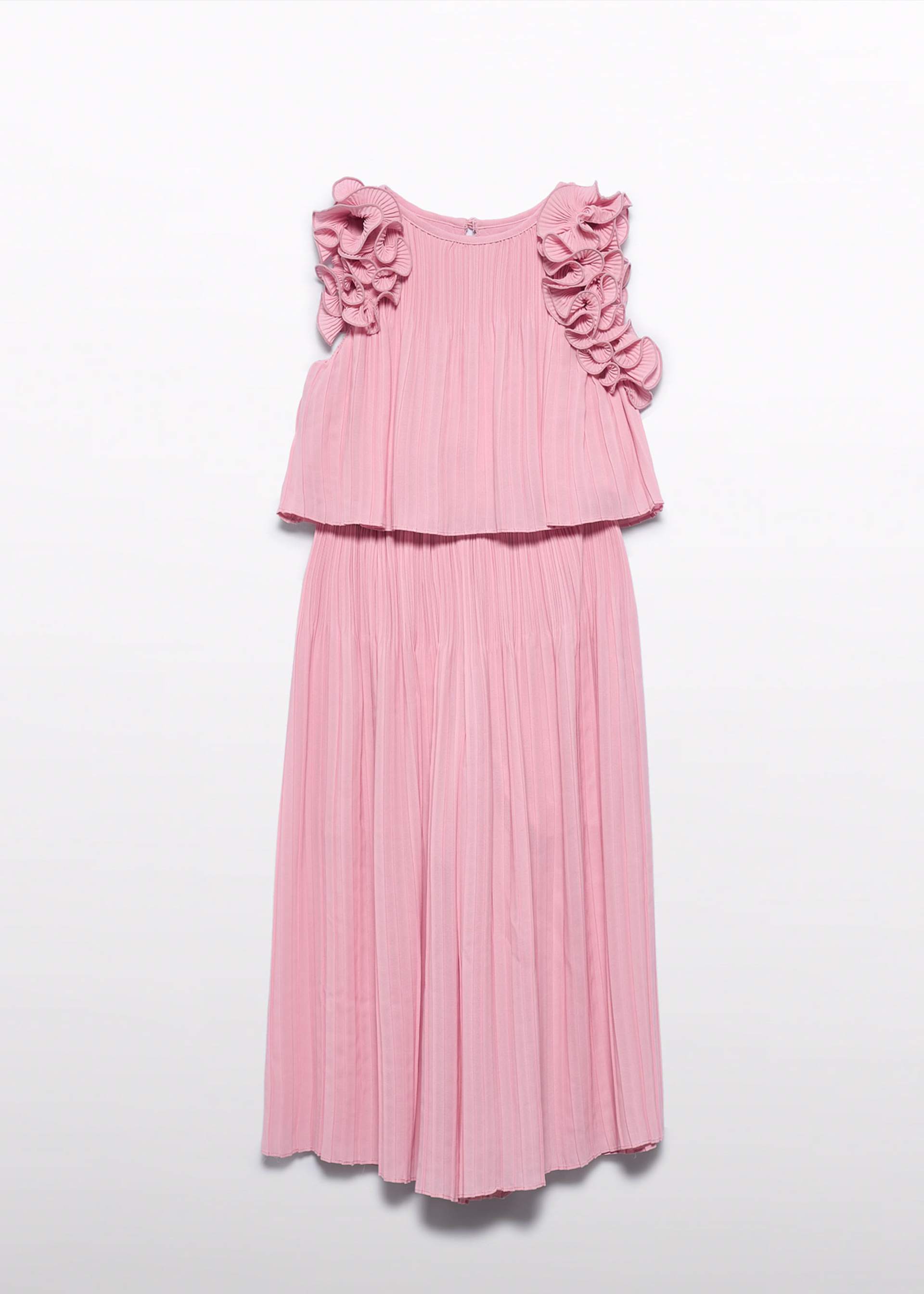 Girl Pleated Chiffon Set