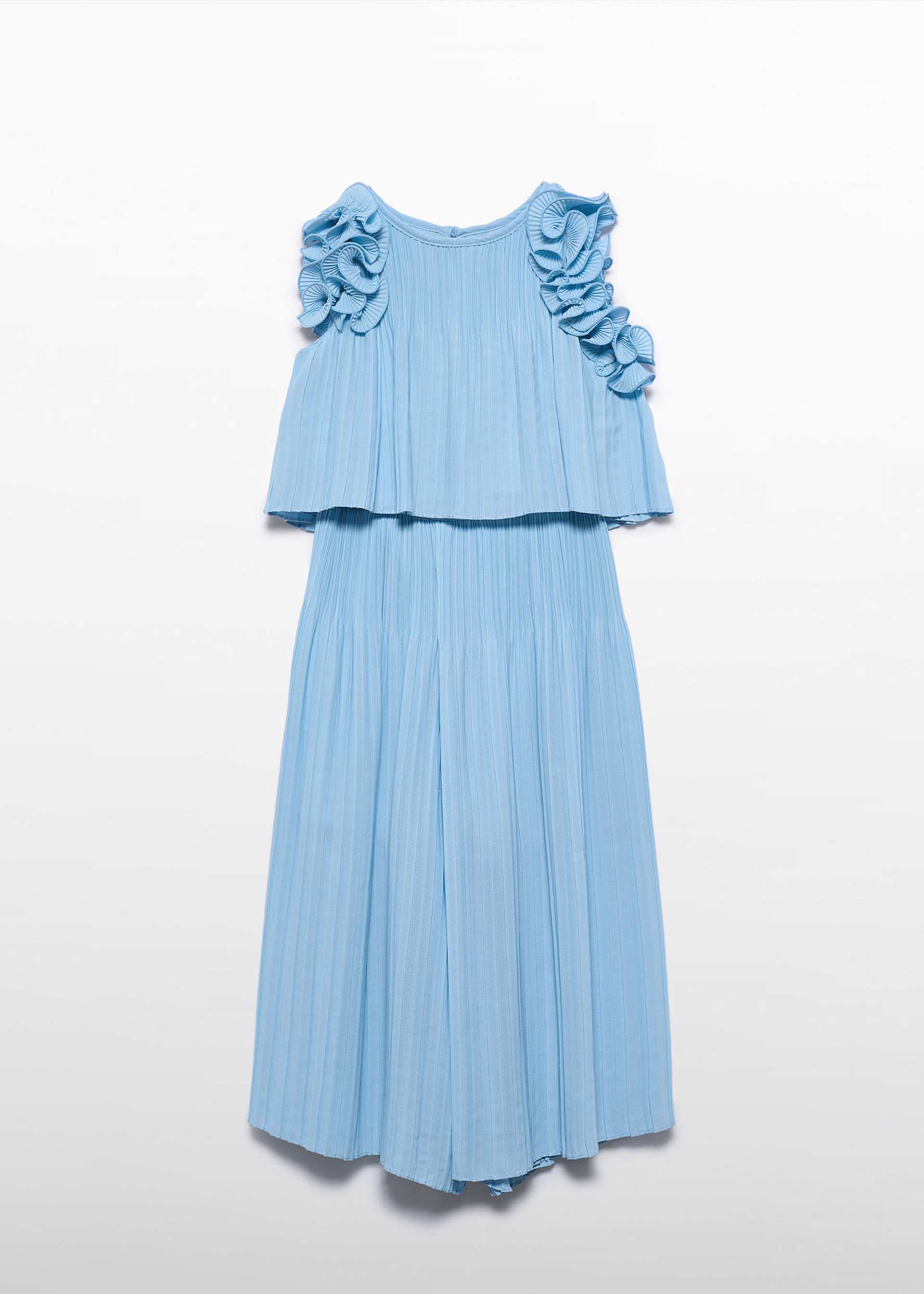 Ensemble pantalon plissé en mousseline fille