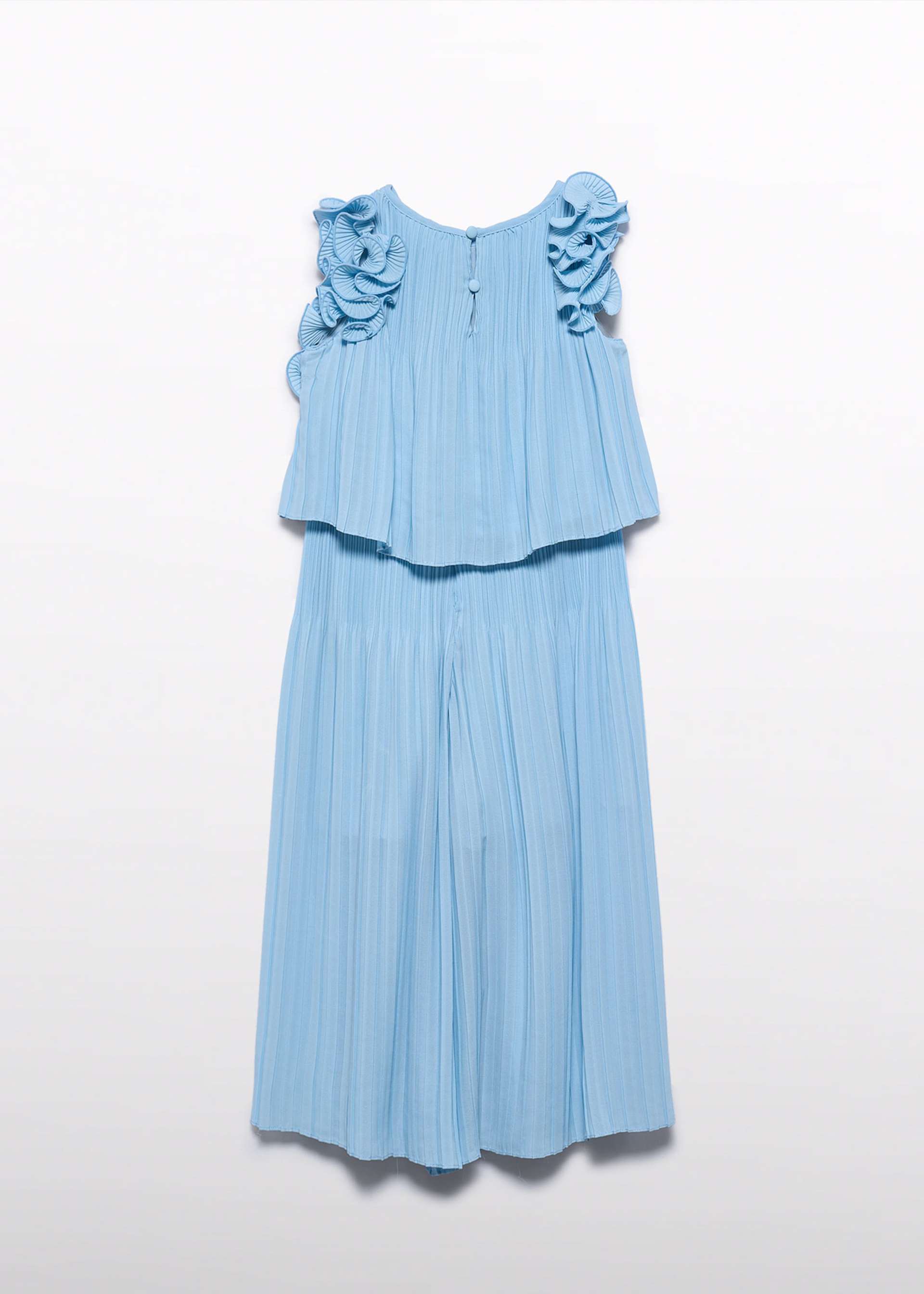 Girl Pleated Chiffon Set