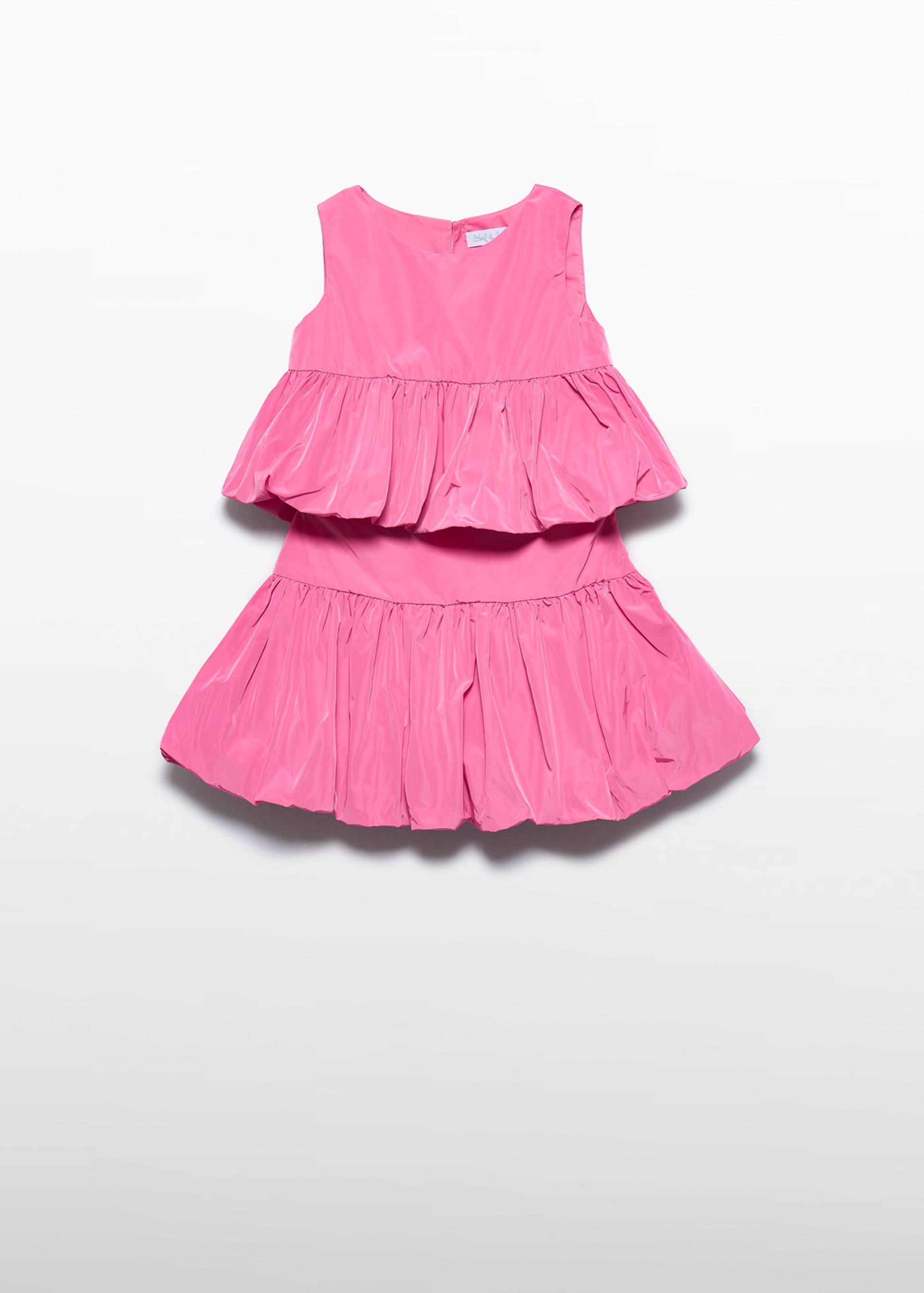 Girls' taffeta skirt set