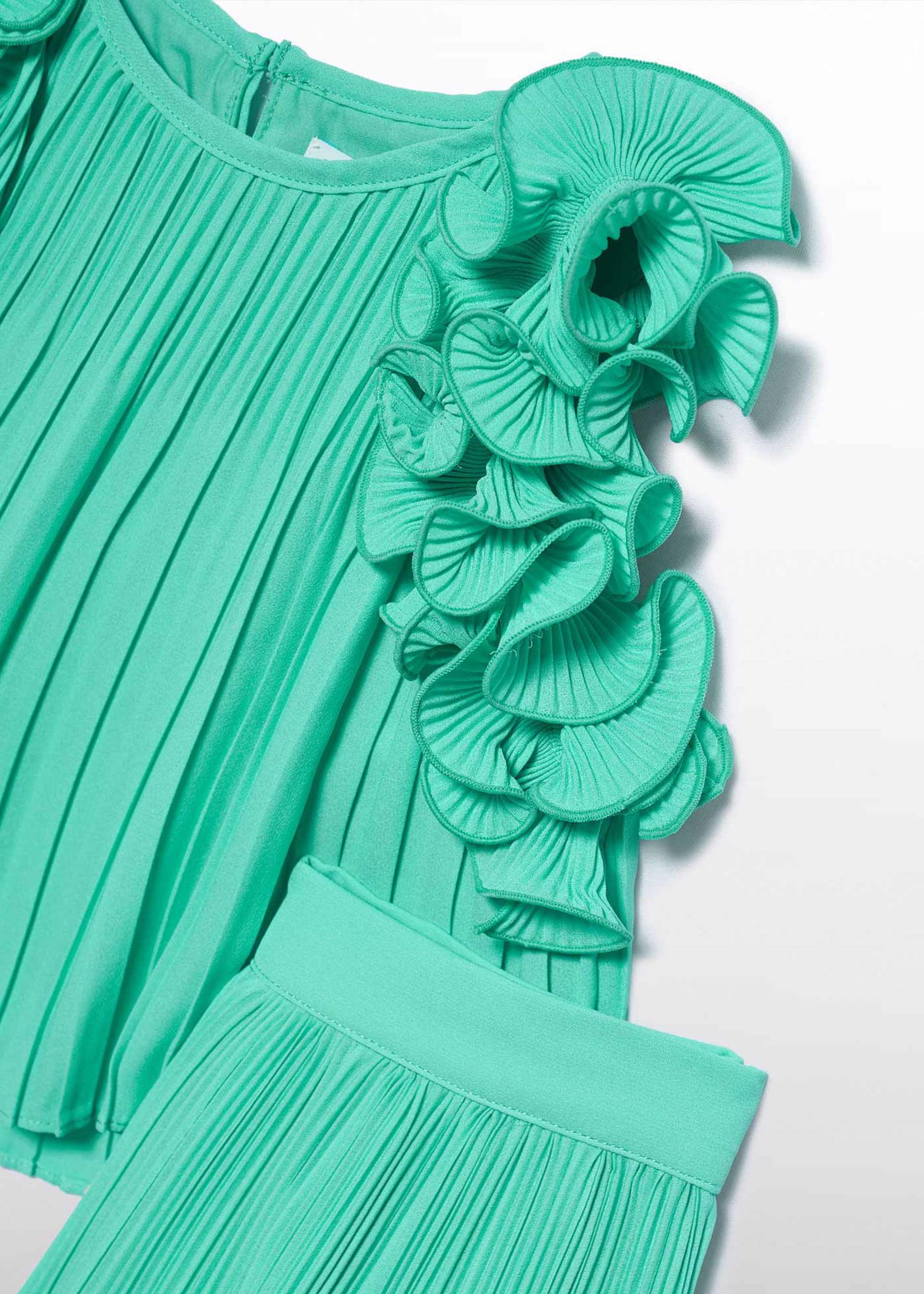 Girl Pleated Chiffon Set