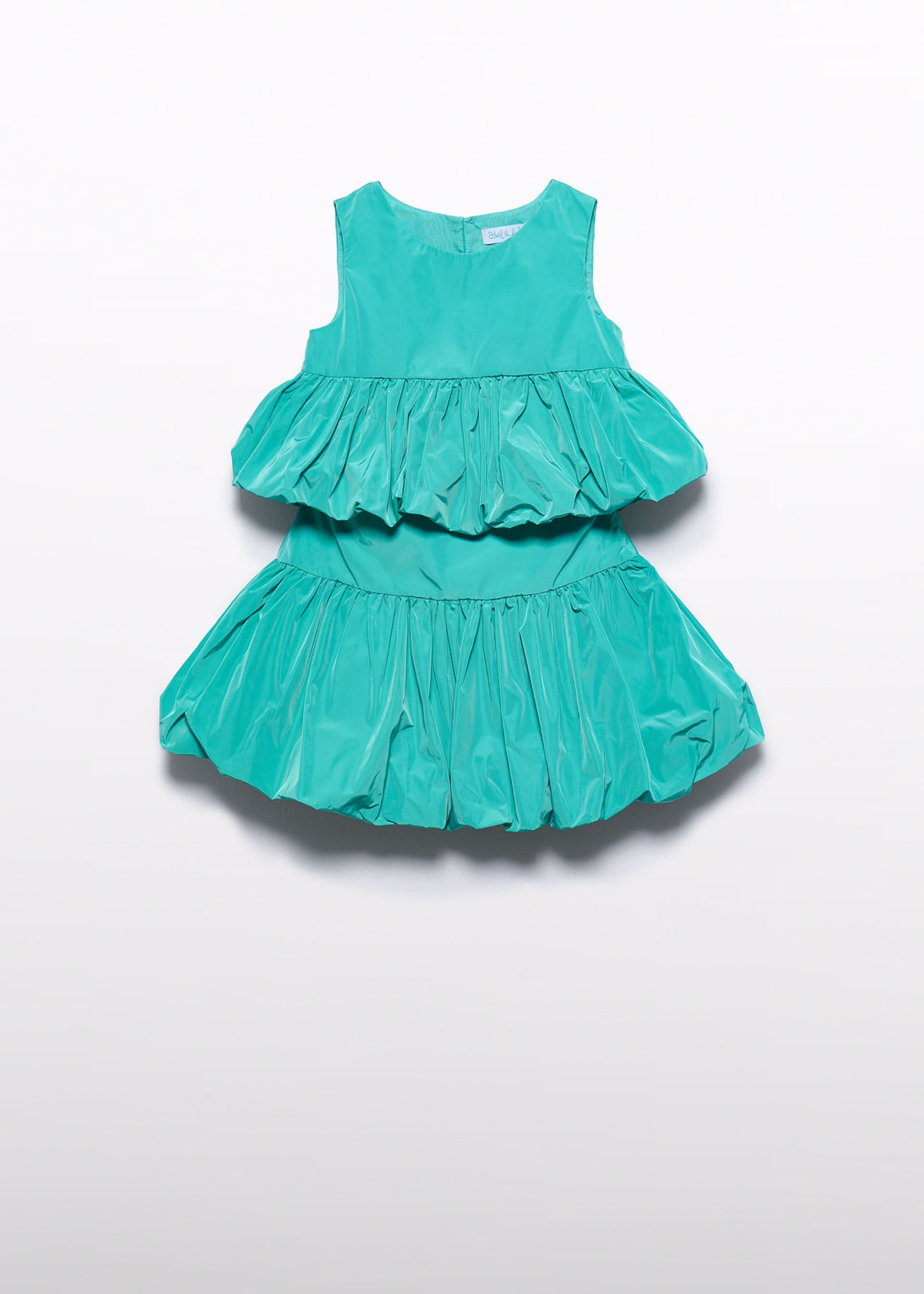 Conjunto falda tafetán niña