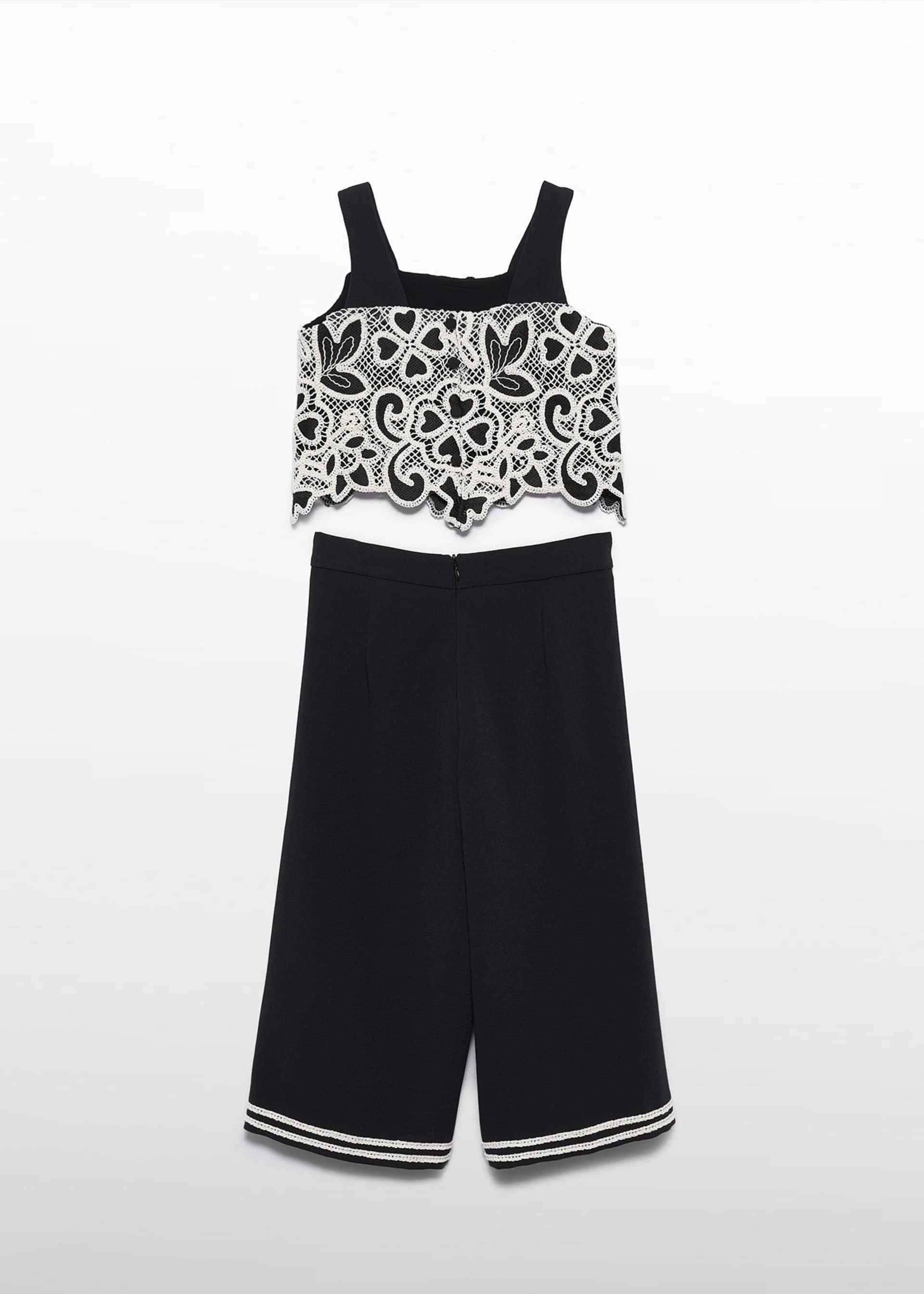 Ensemble culotte combiné fille