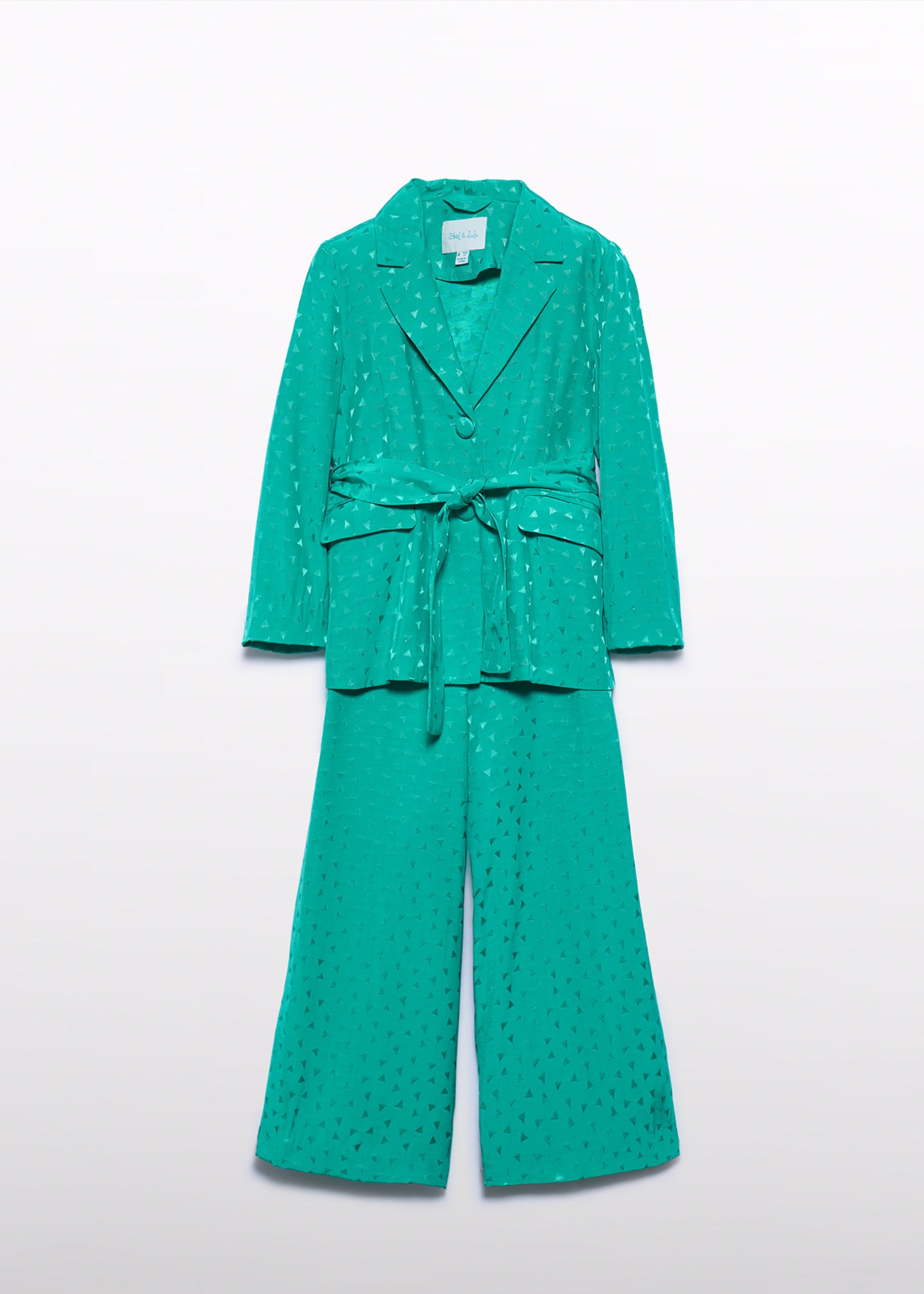 Conjunto jacquard fluido menina