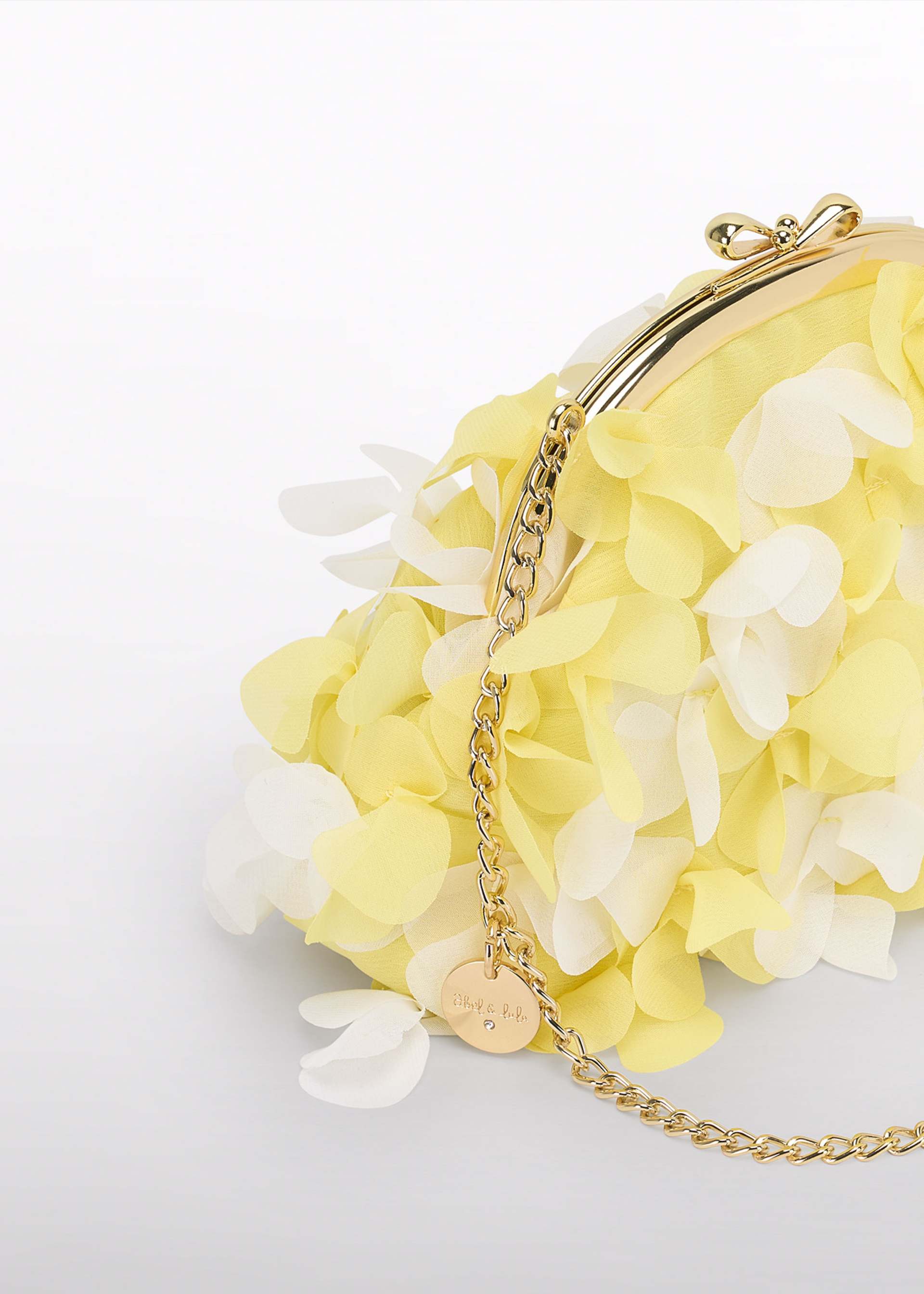 3D floral chiffon handbag for girls