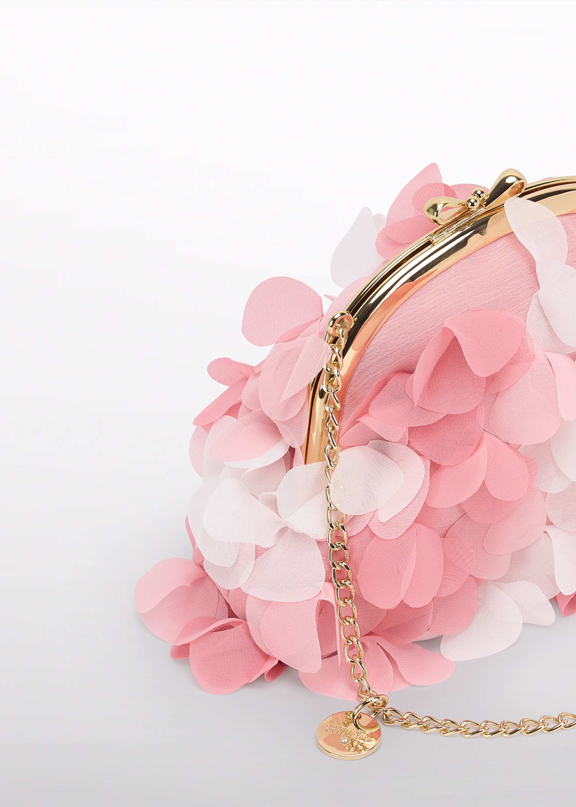 Bolso gasa flores 3d niña