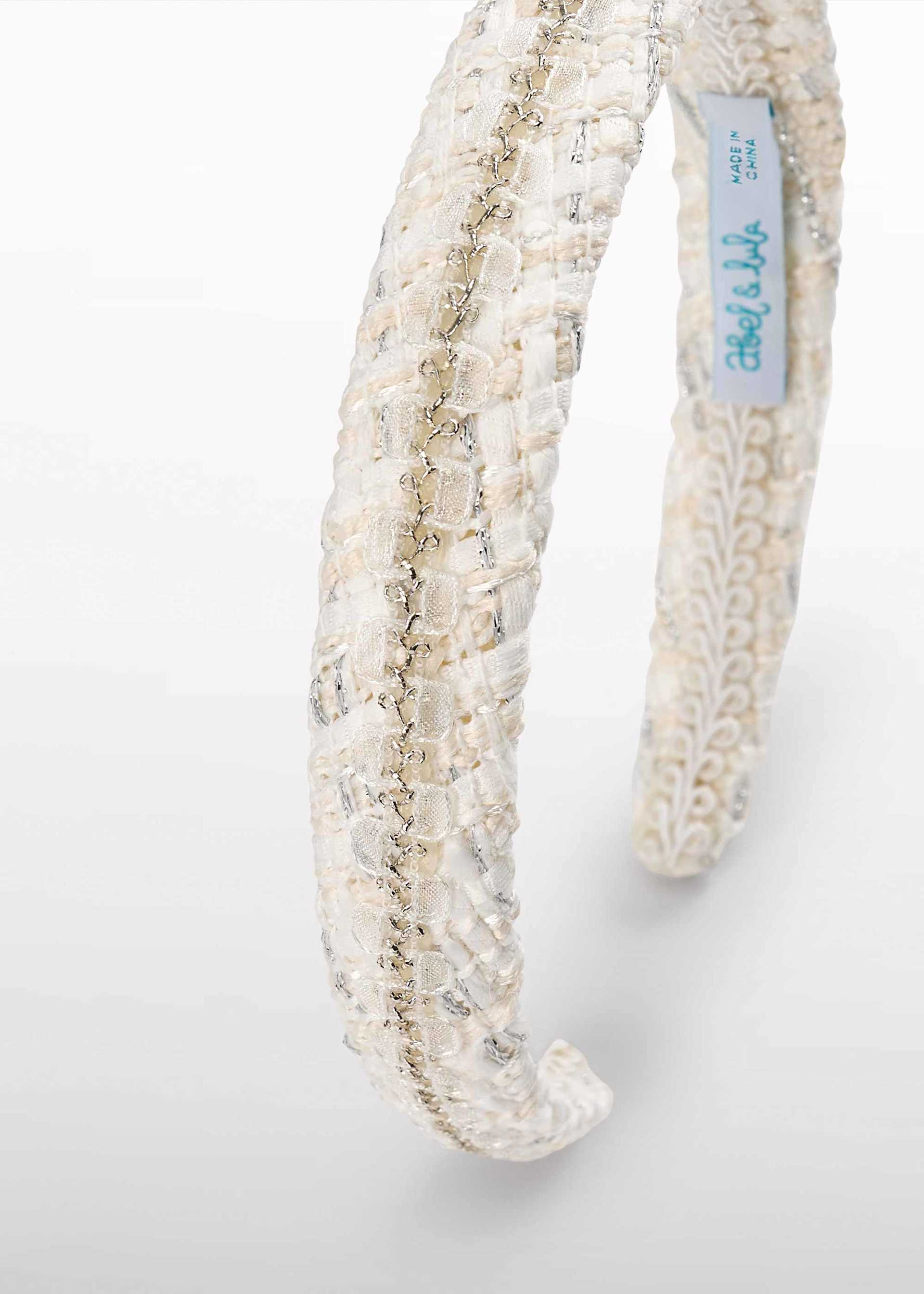 Opaska tweedowa dla dziewczynki