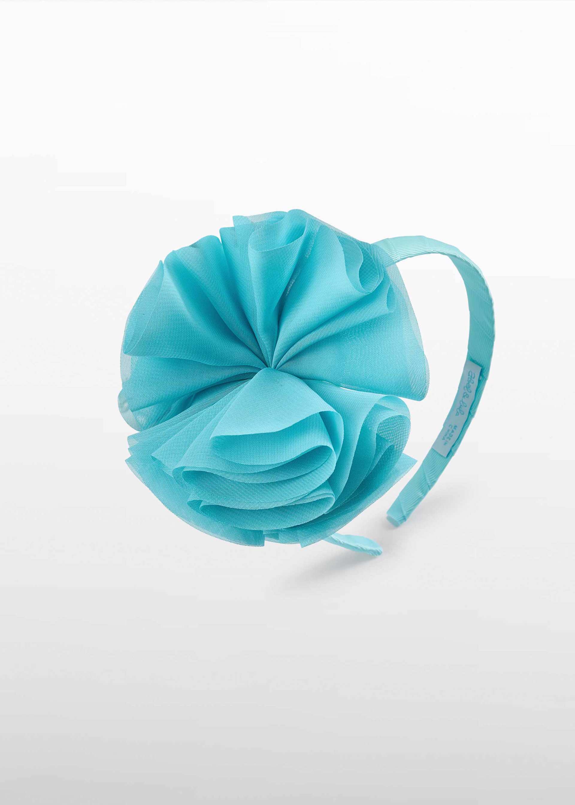 Diadema flor gasa niña