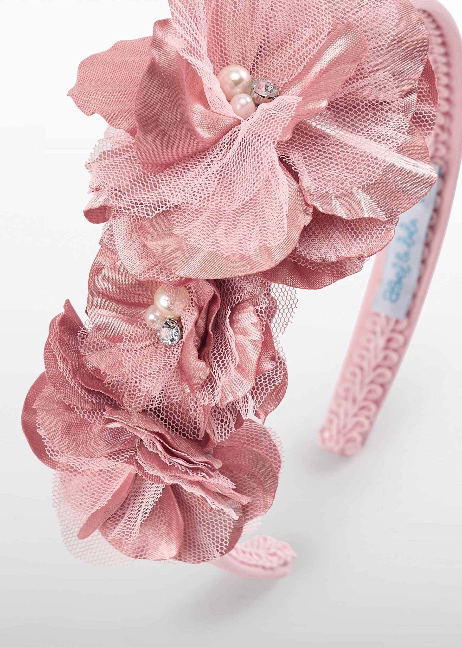 Serre-tête mikado fleurs fille