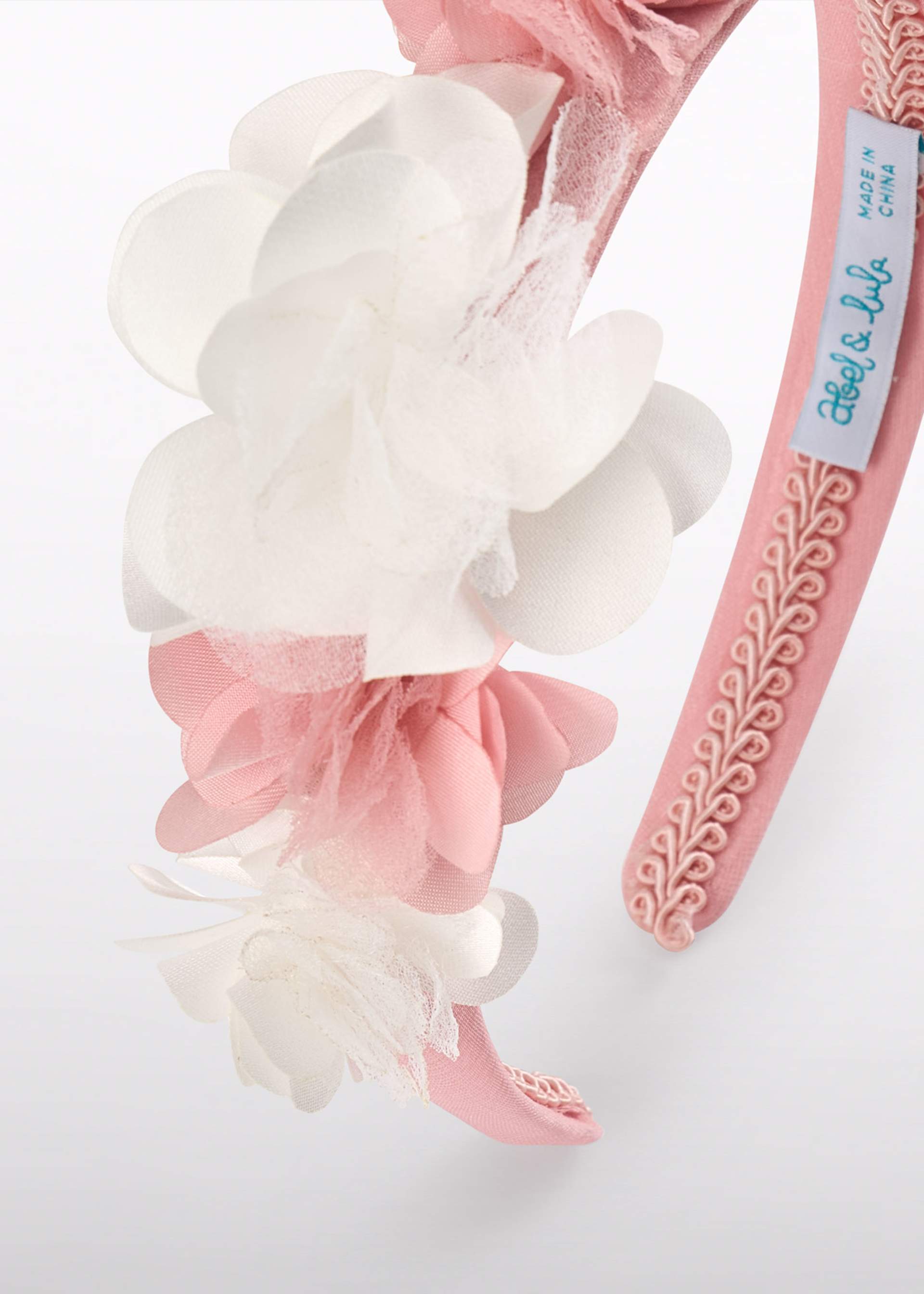 Organza flower headband for girls