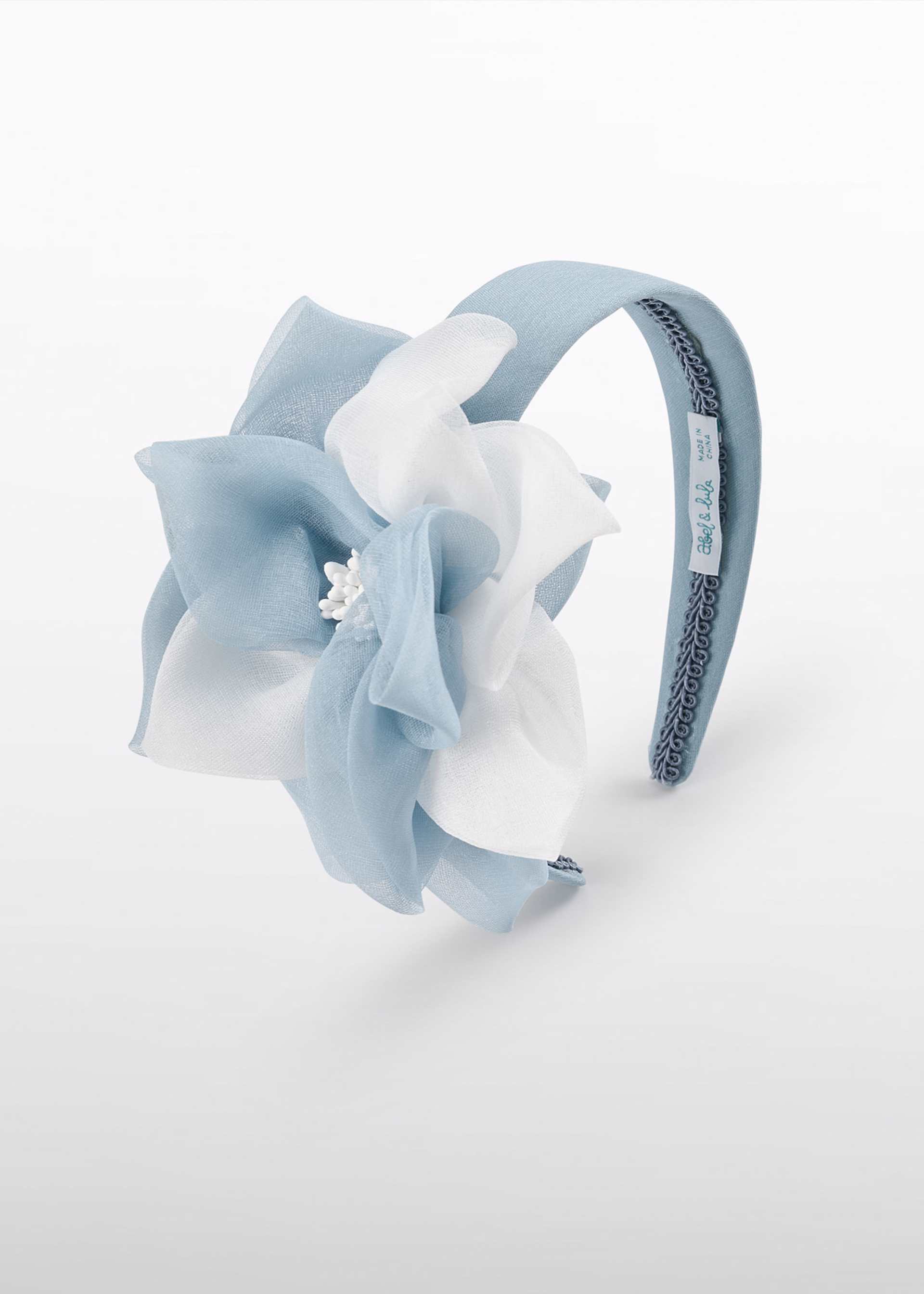 Organza flower headband for girls