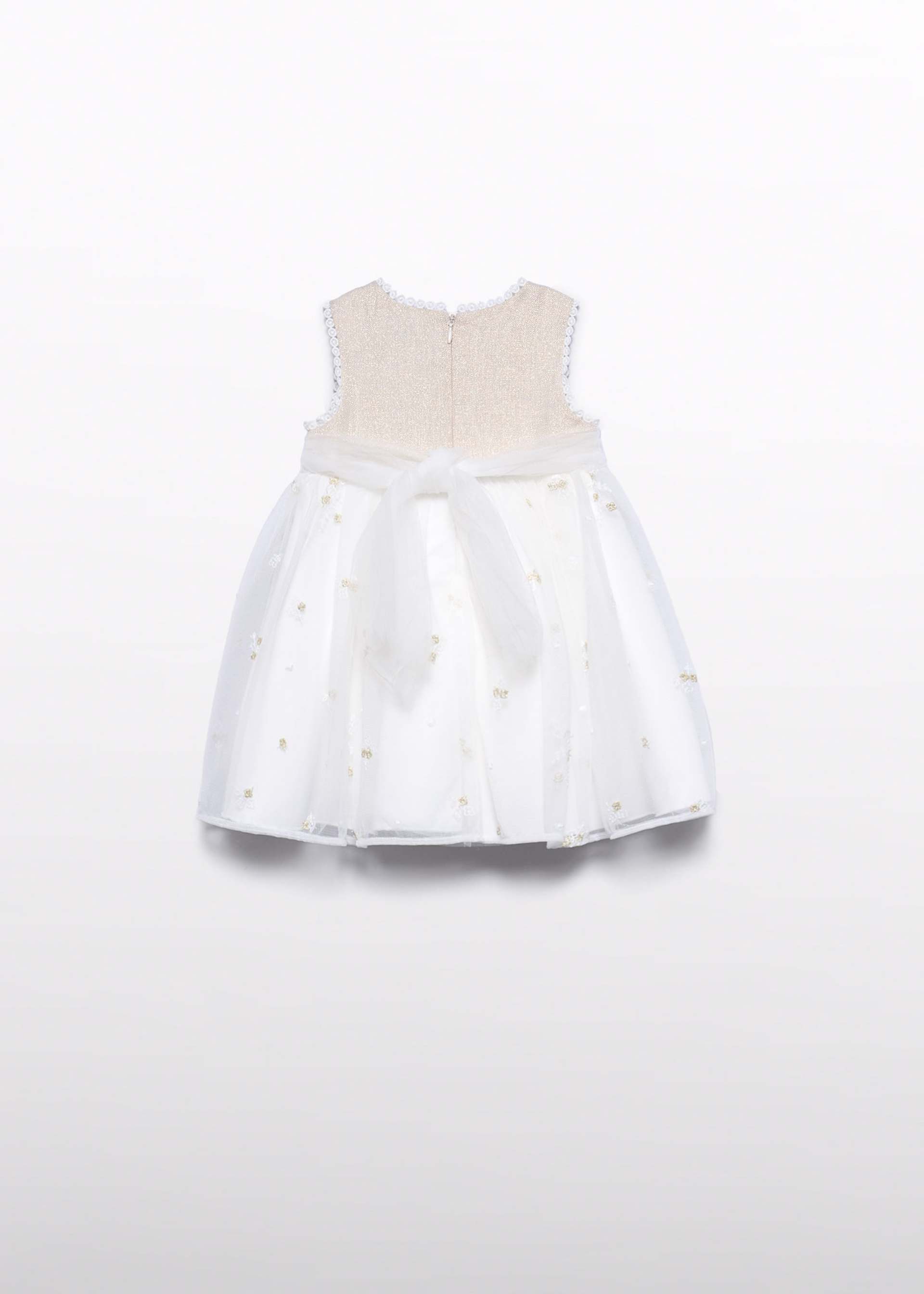 Baby Linen Tulle Dress