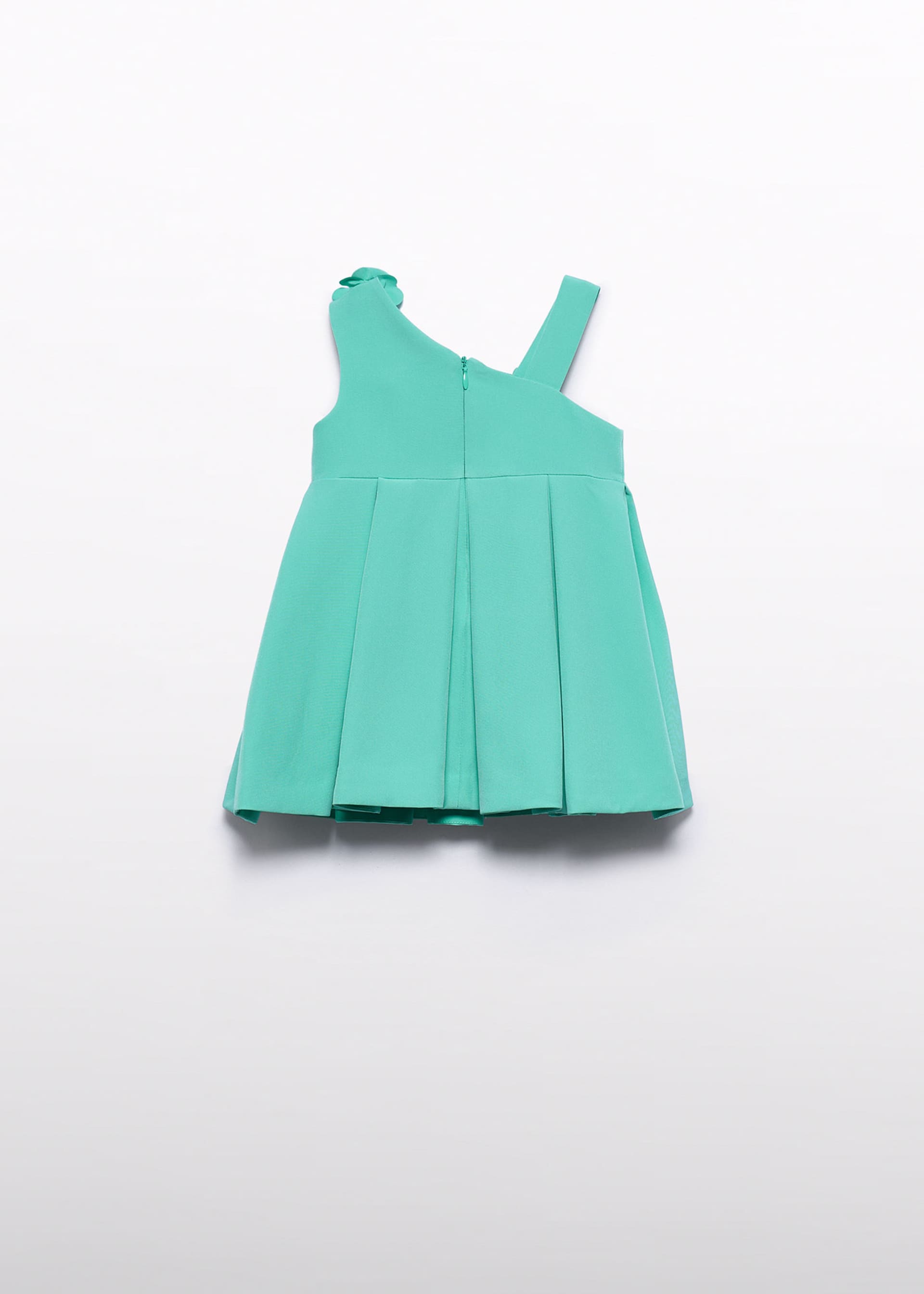 Robe asymétrique en crêpe bébé