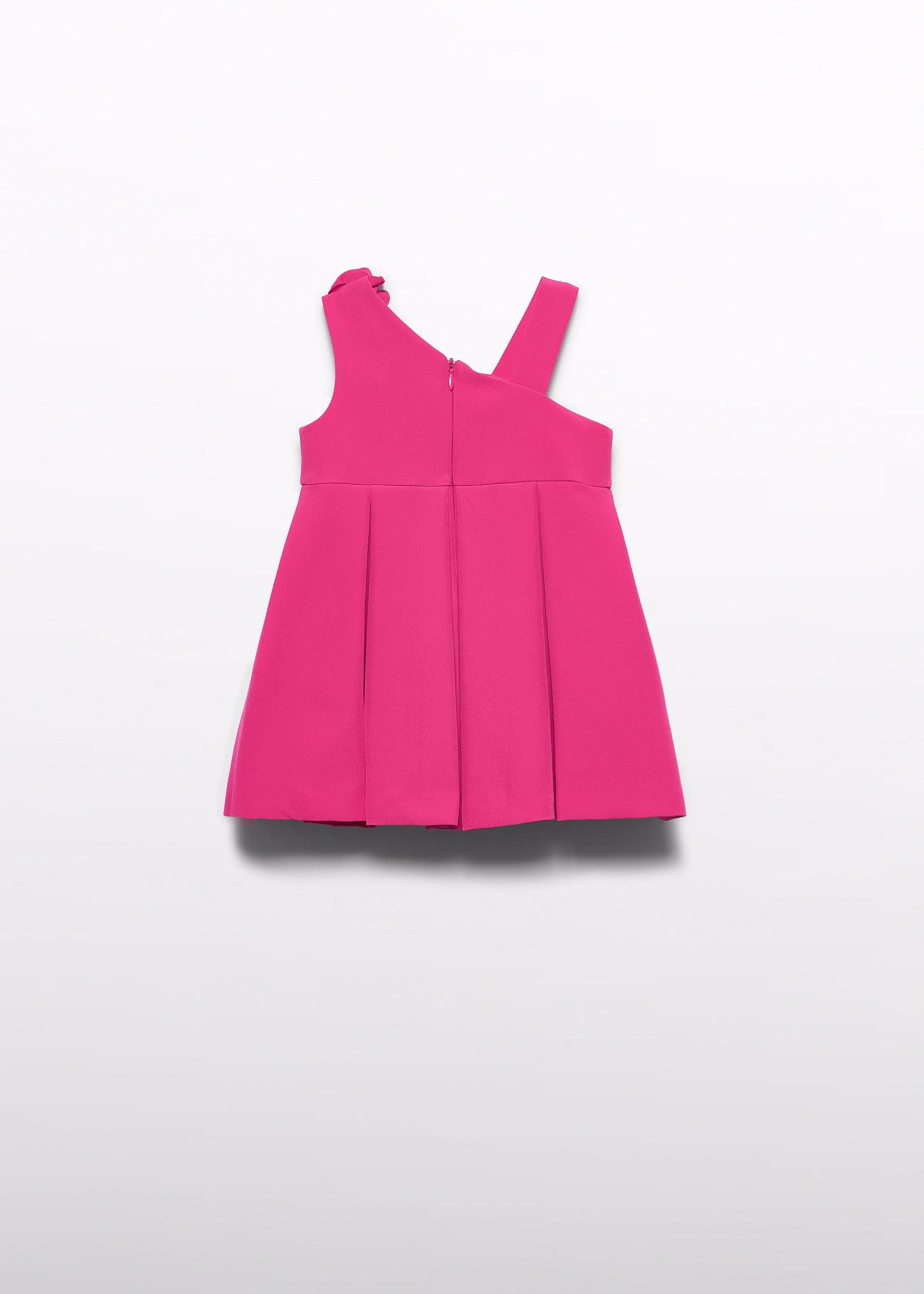 Robe asymétrique en crêpe bébé