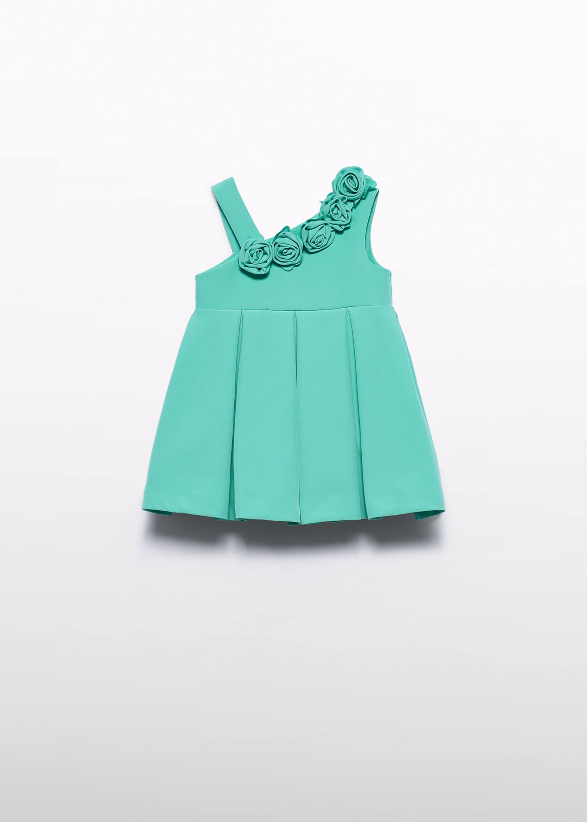 Robe asymétrique en crêpe bébé