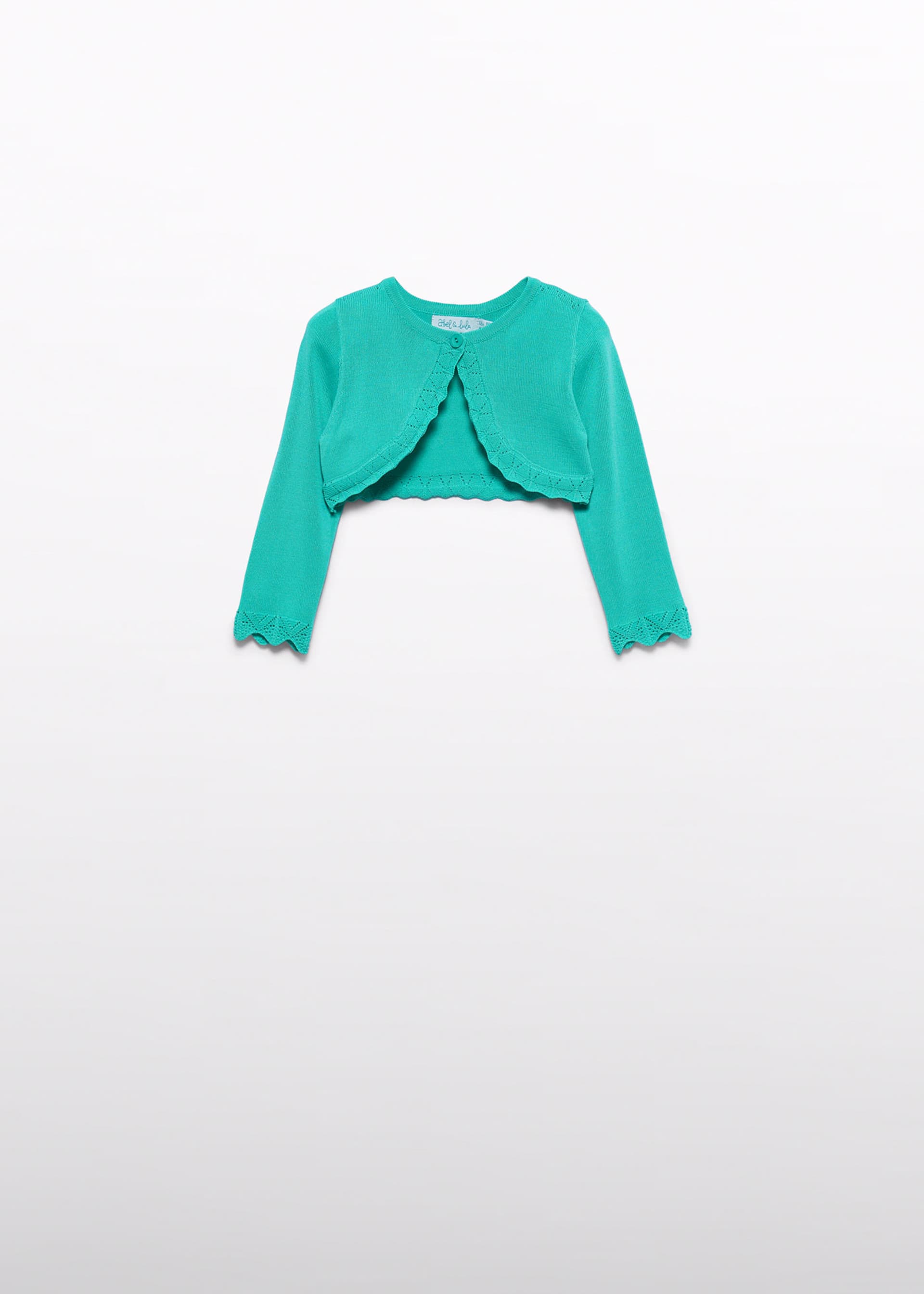 Girl Knit Crop Cardigan