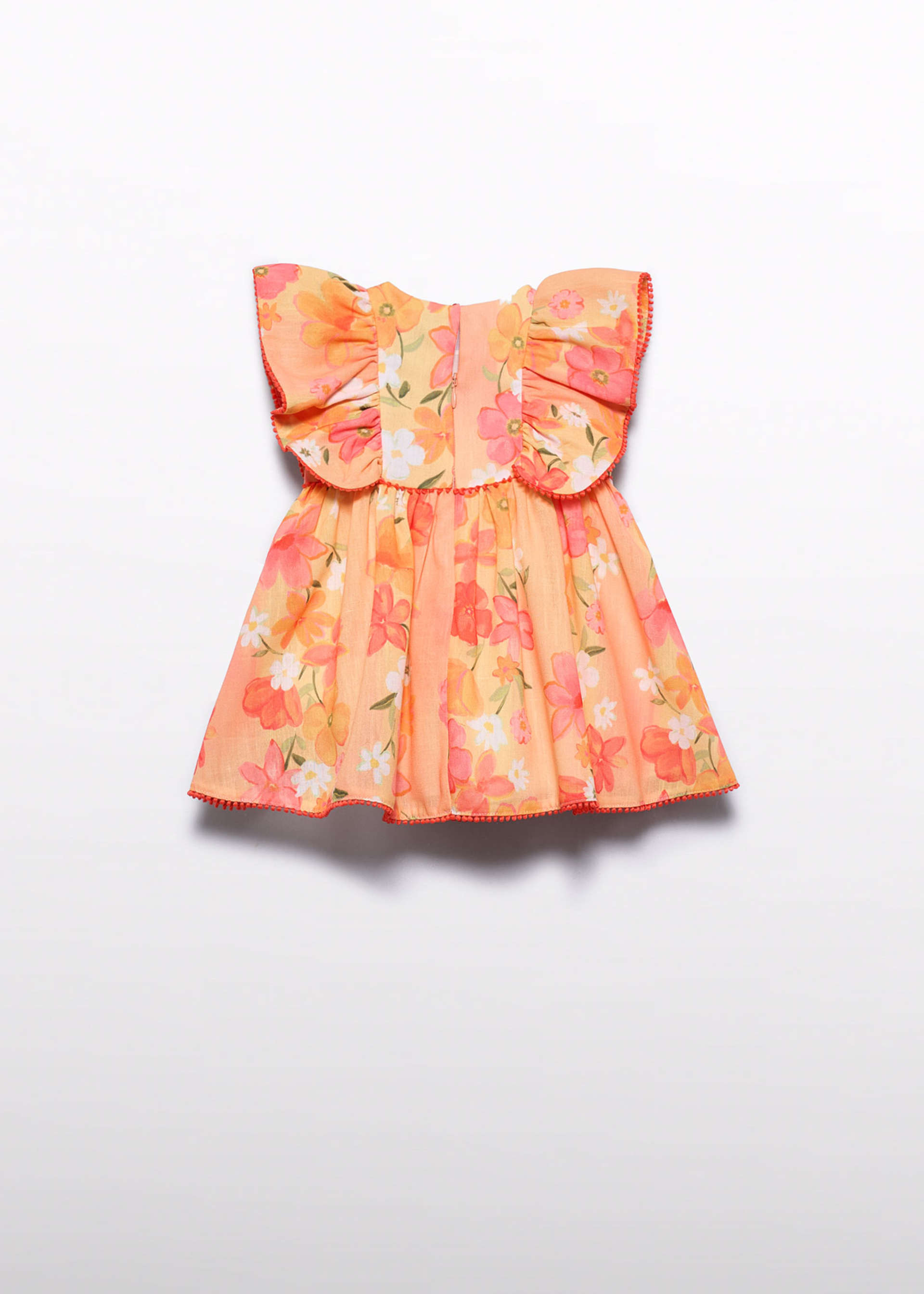 Printed chiffon baby dress