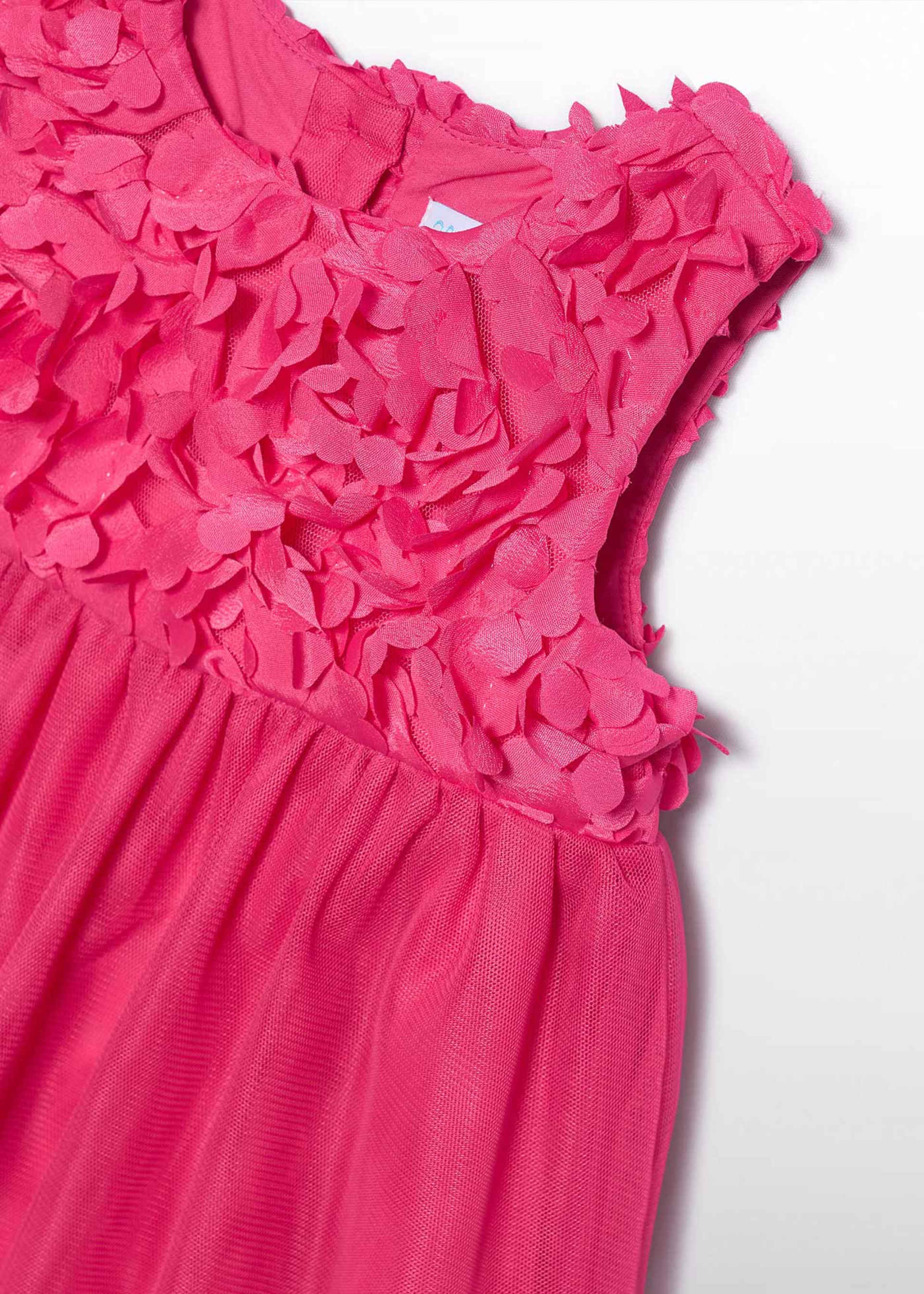 Vestido flores 3d bebé