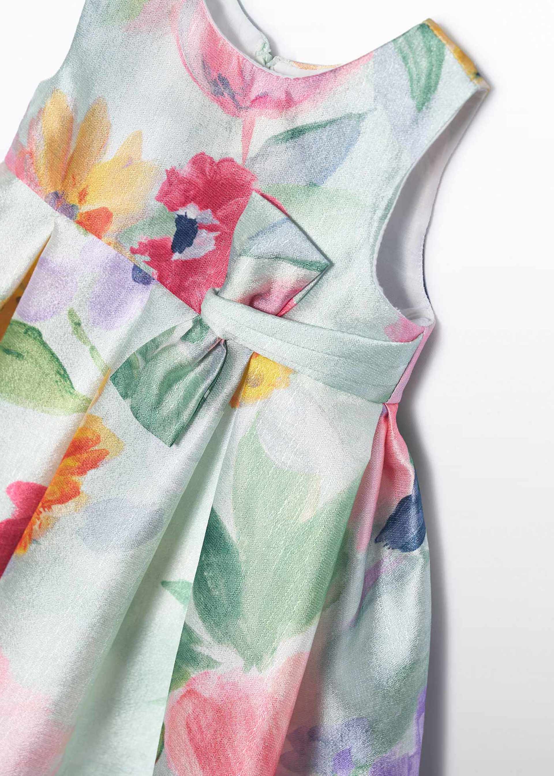 Baby Floral Mikado Dress