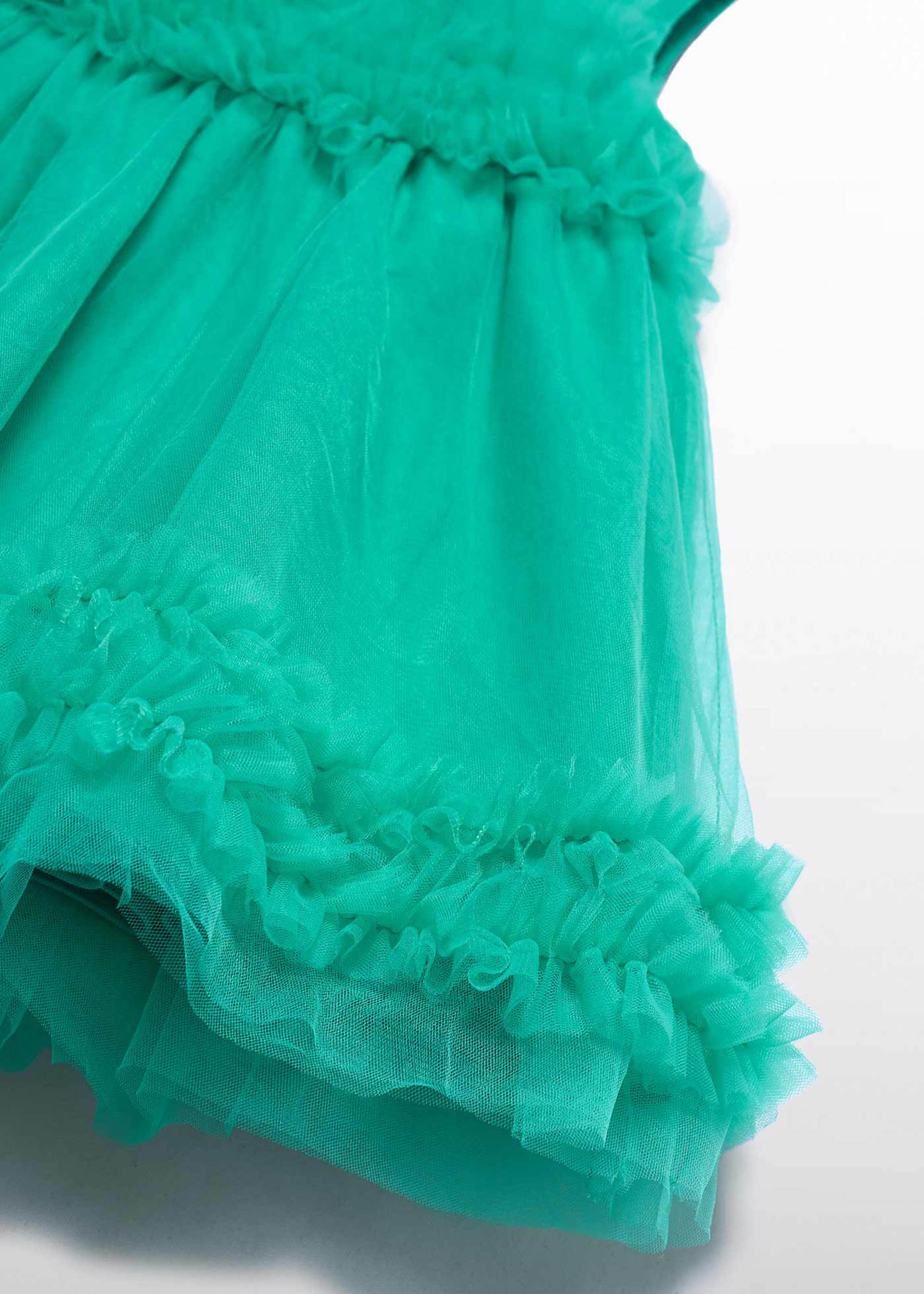 Abito tulle volant neonata
