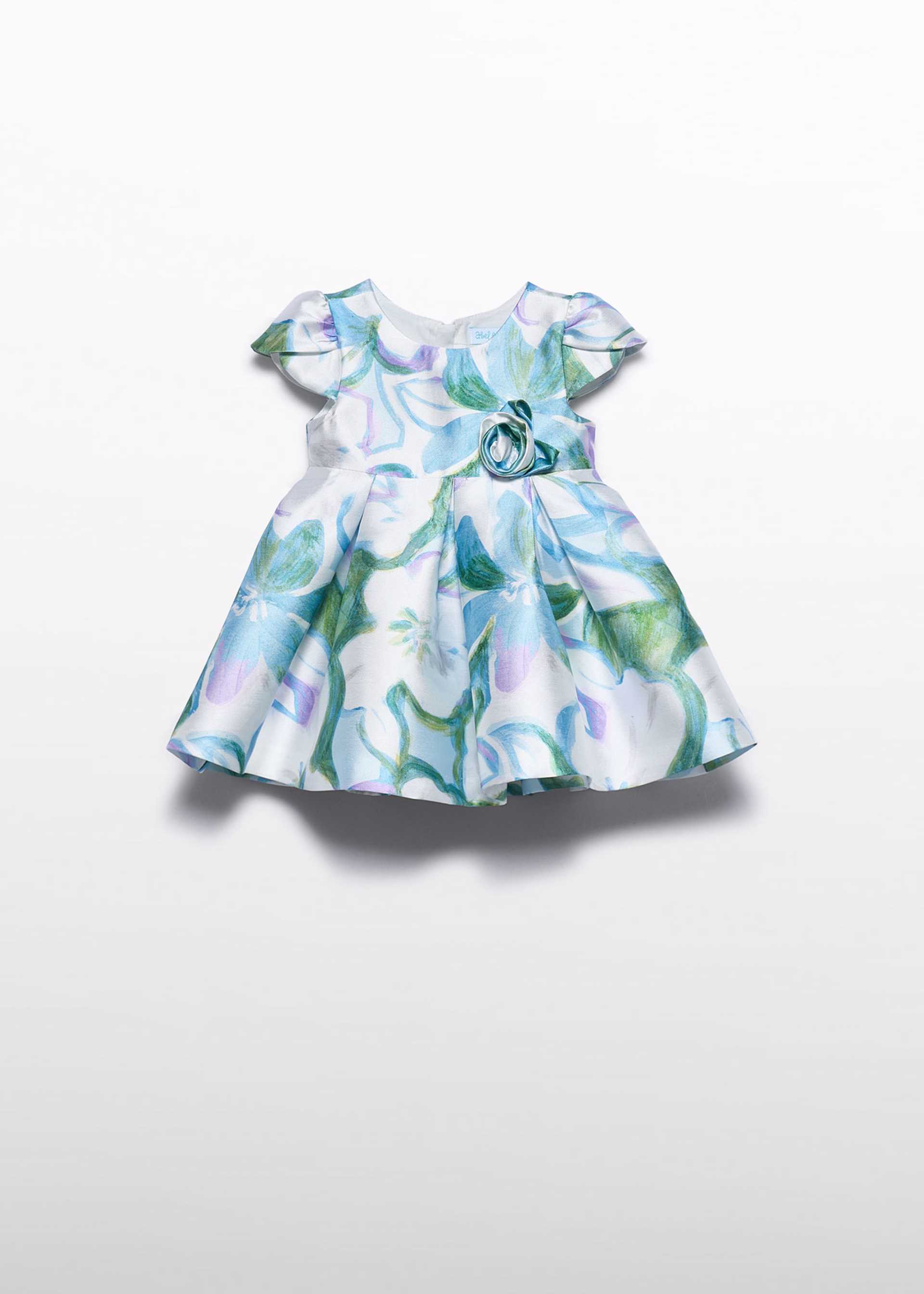 Baby printed mikado dress
