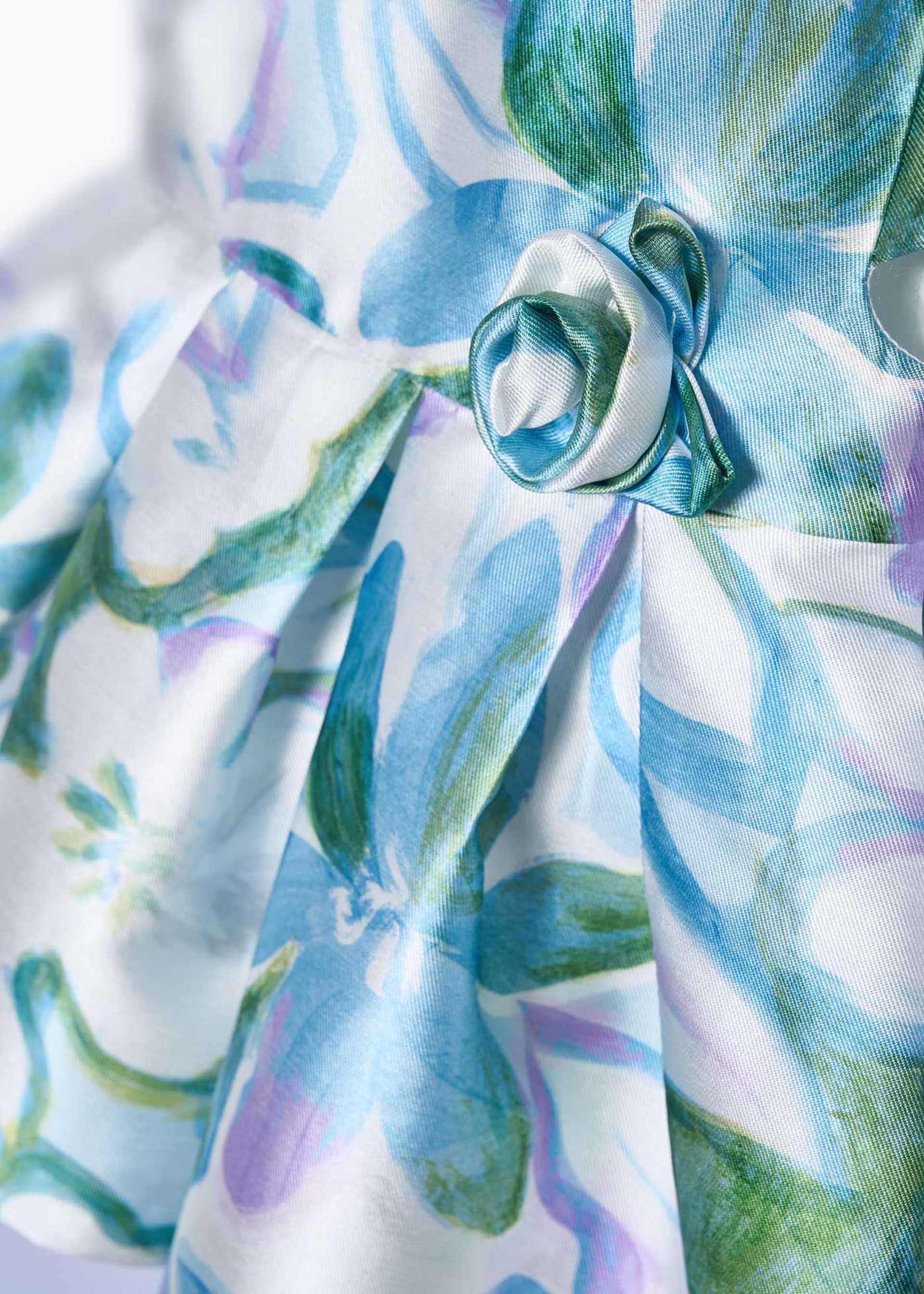 Baby printed mikado dress