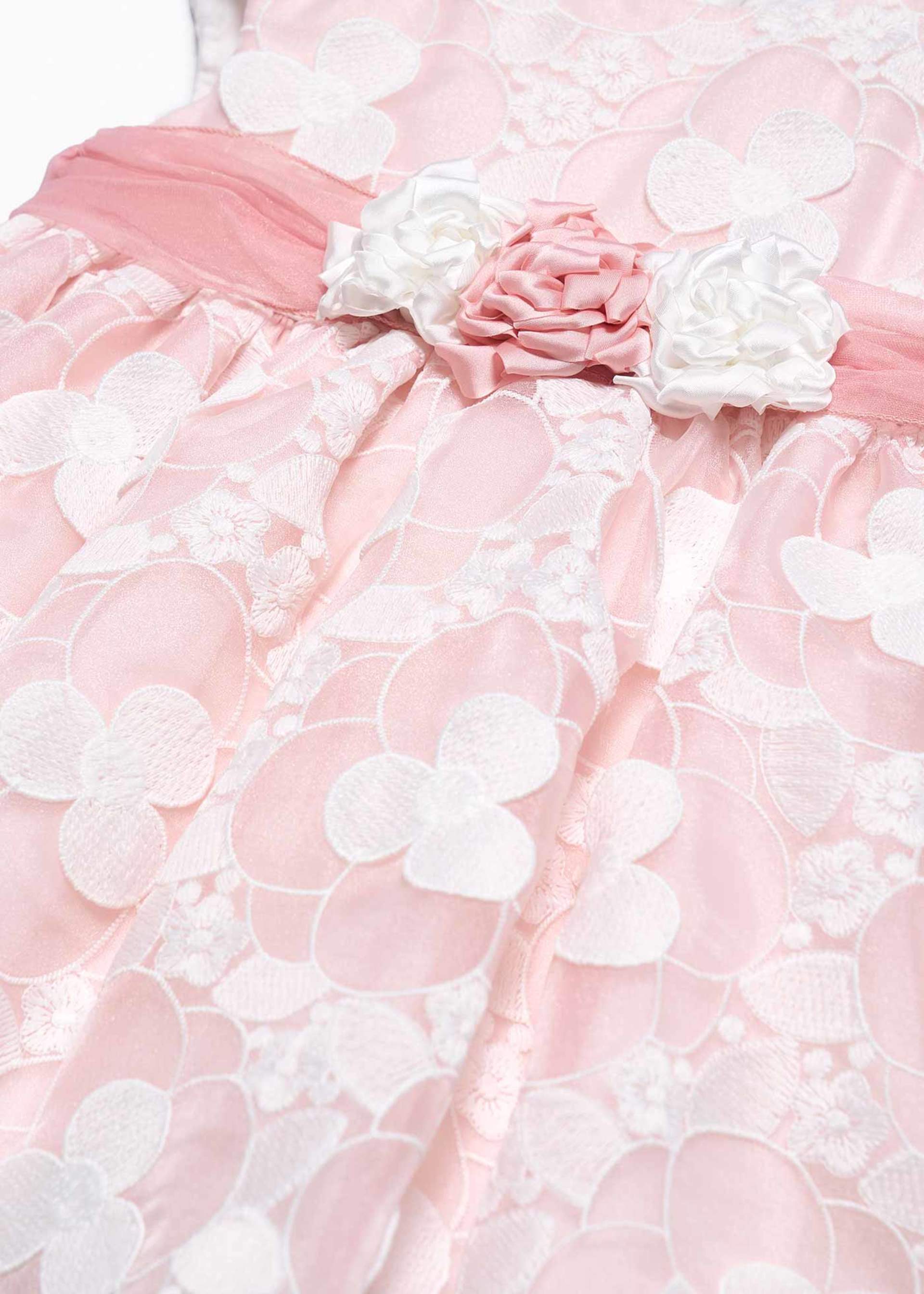 Robe en organza brodée bébé