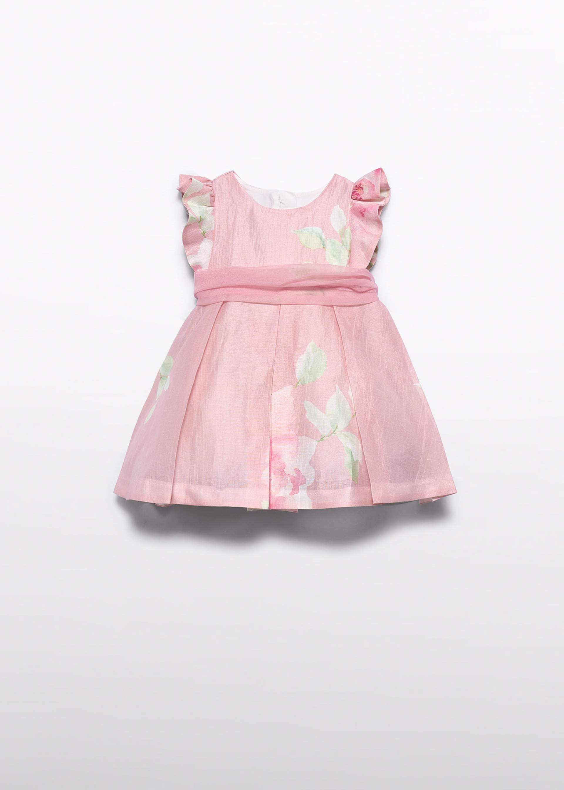 Vestido lino estampado bebé