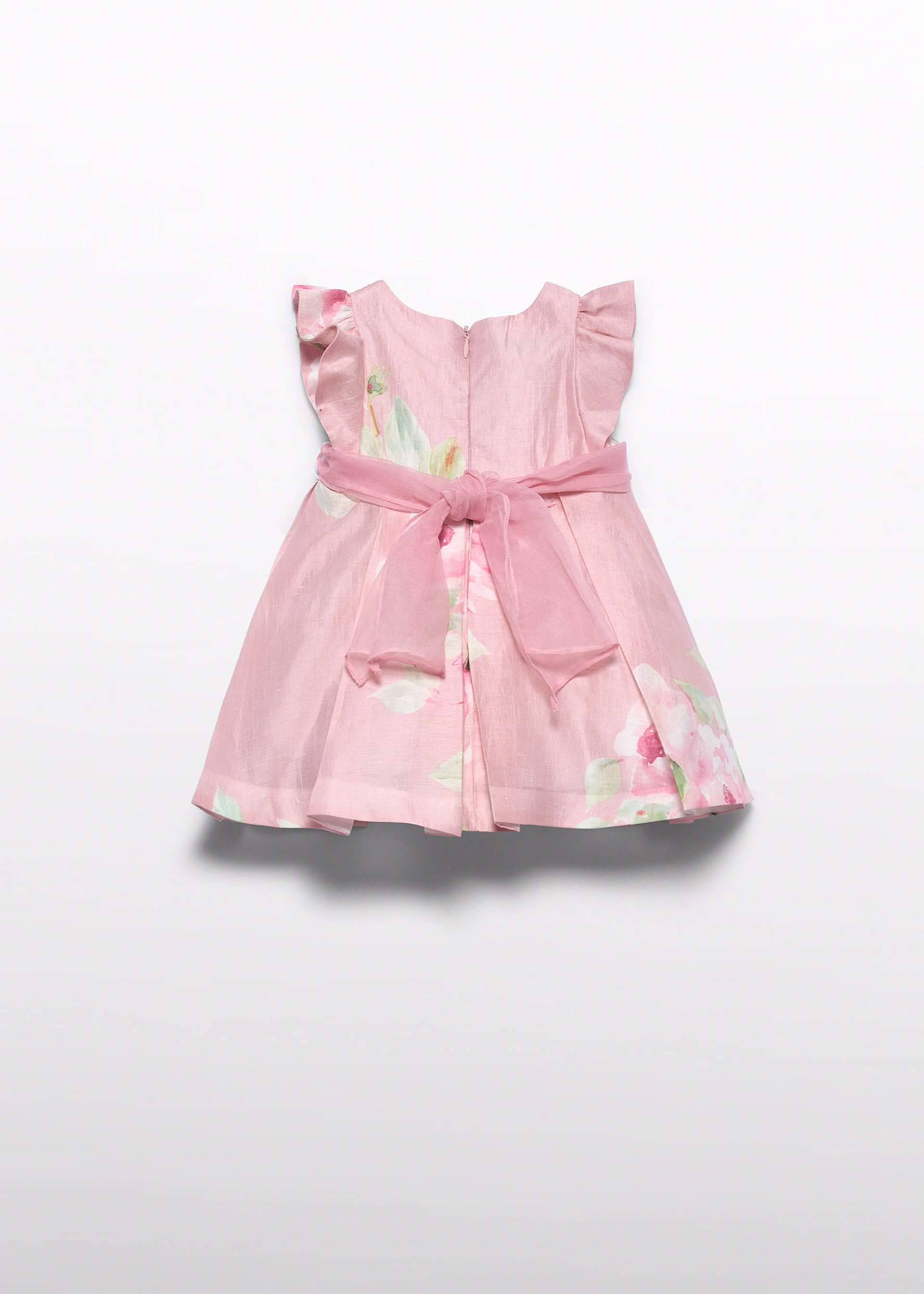 Vestido lino estampado bebé