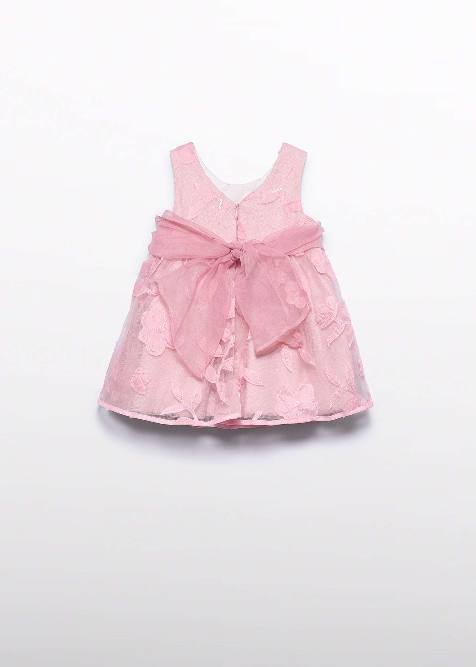 Vestido flores troqueladas bebé