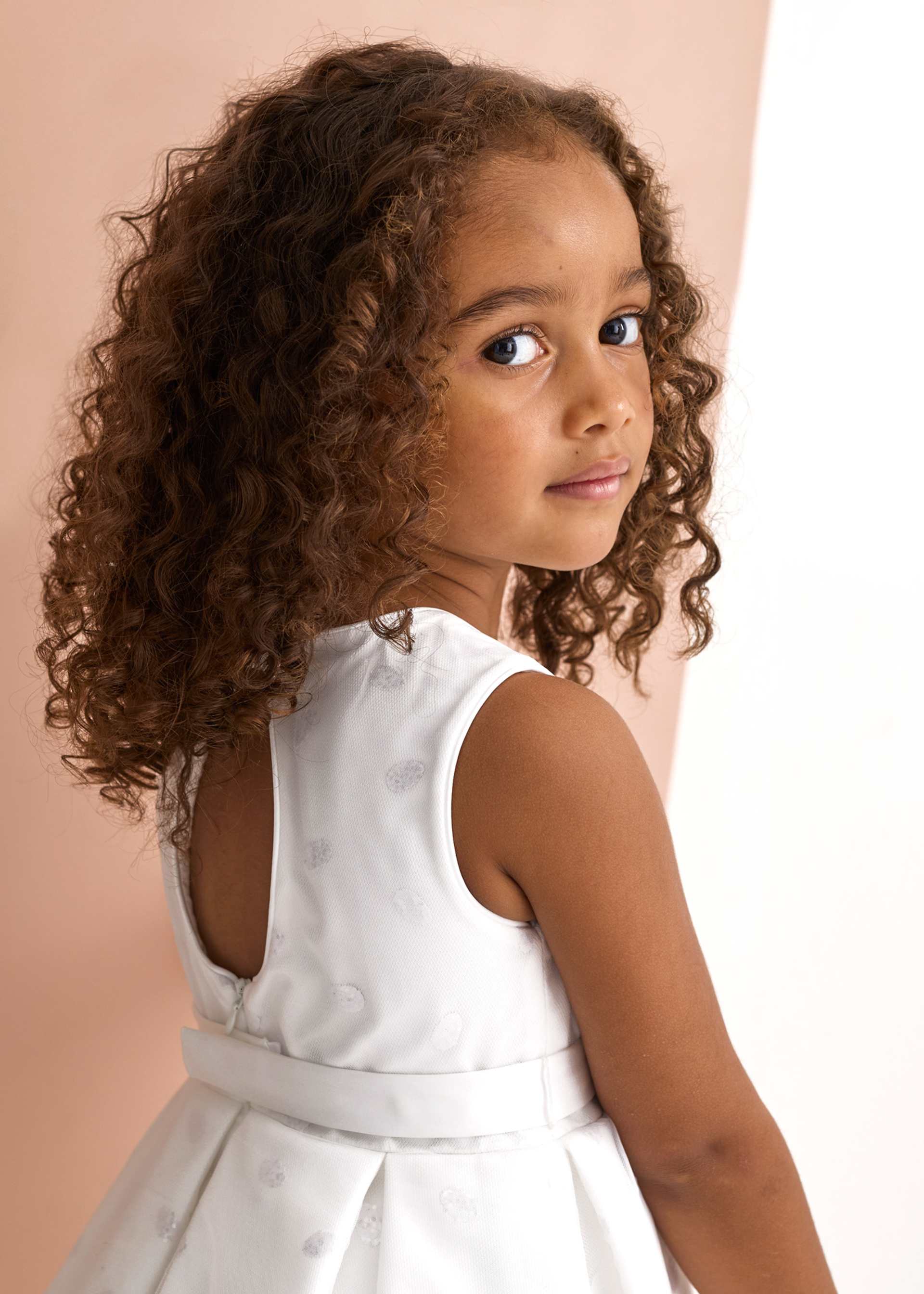 Robe en tulle à paillettes fille