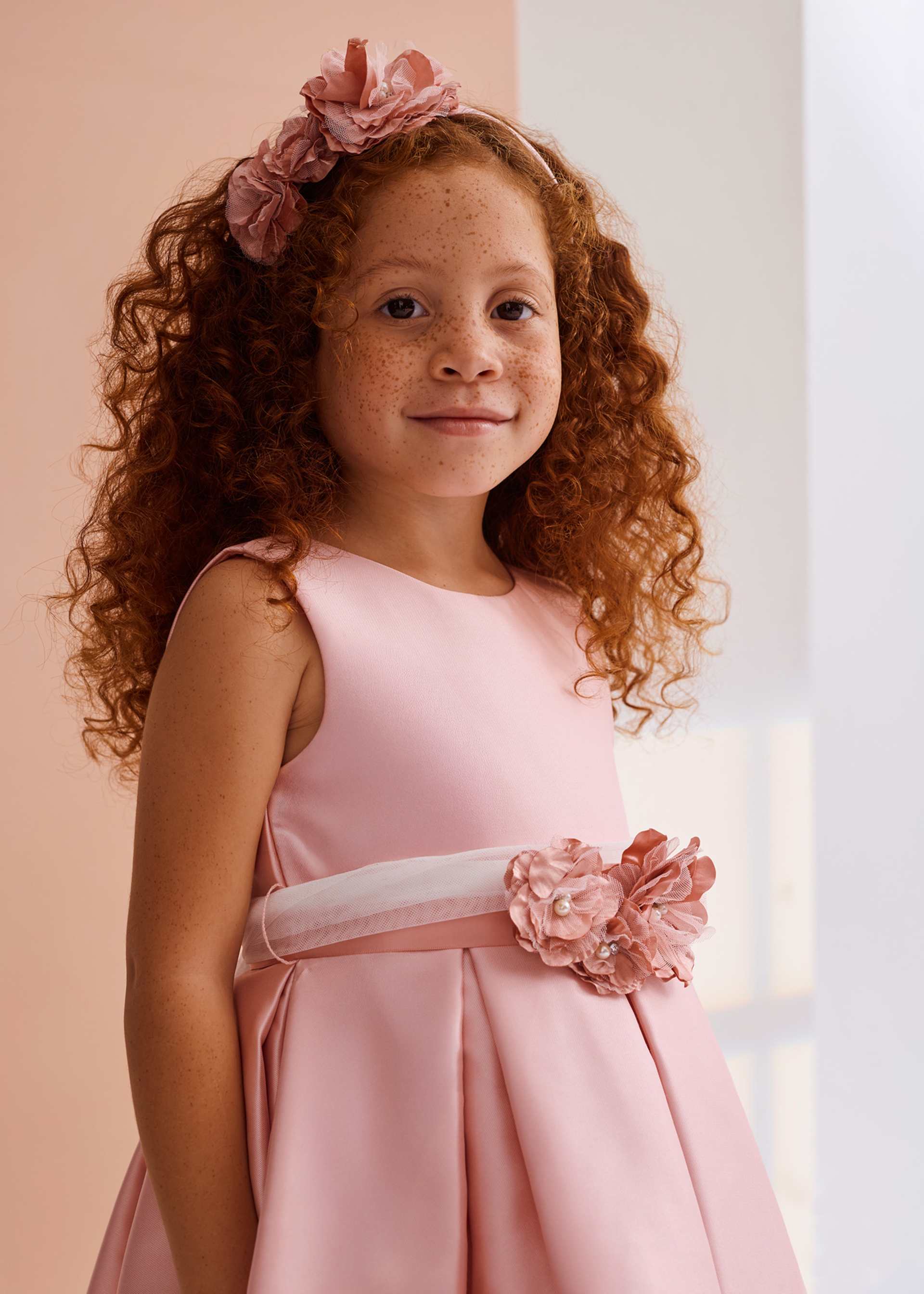 Vestido mikado menina