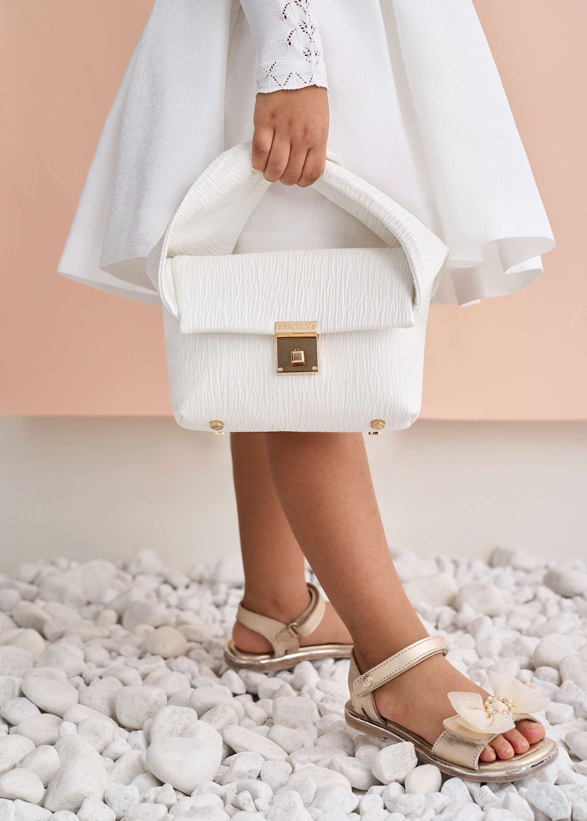 Borsa trama brillante bambina