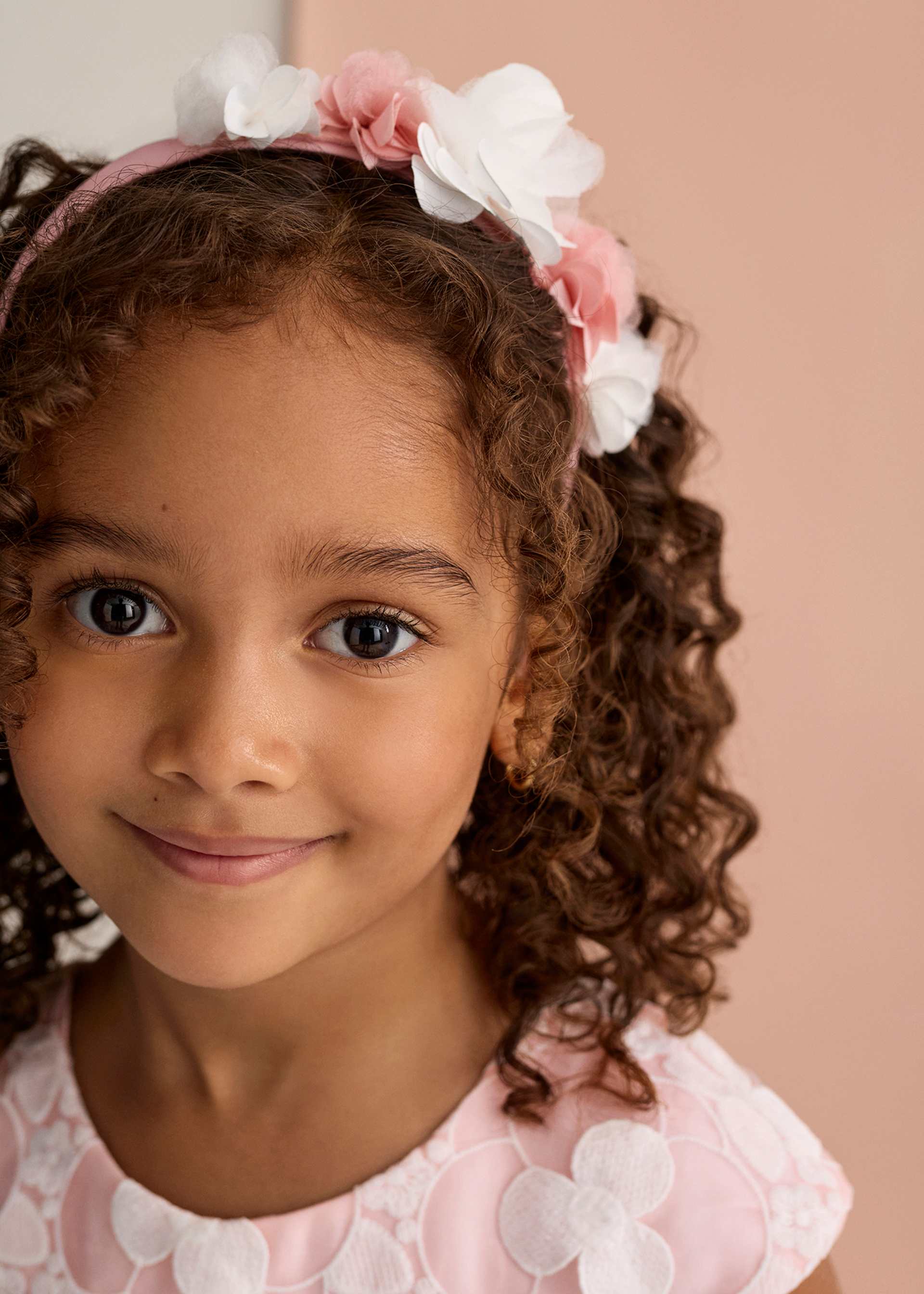 Organza flower headband for girls