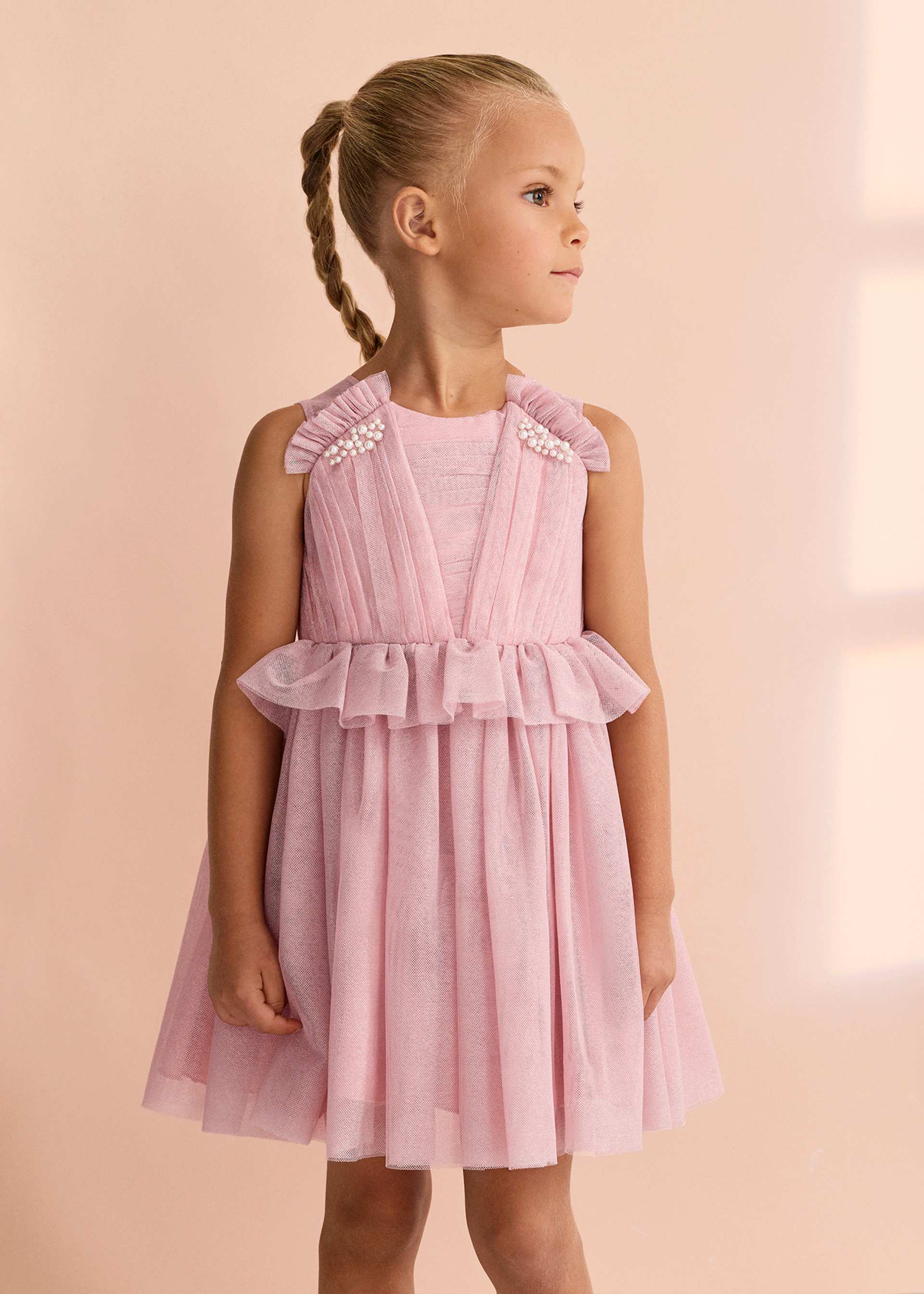 Rochie din tul stralucitor