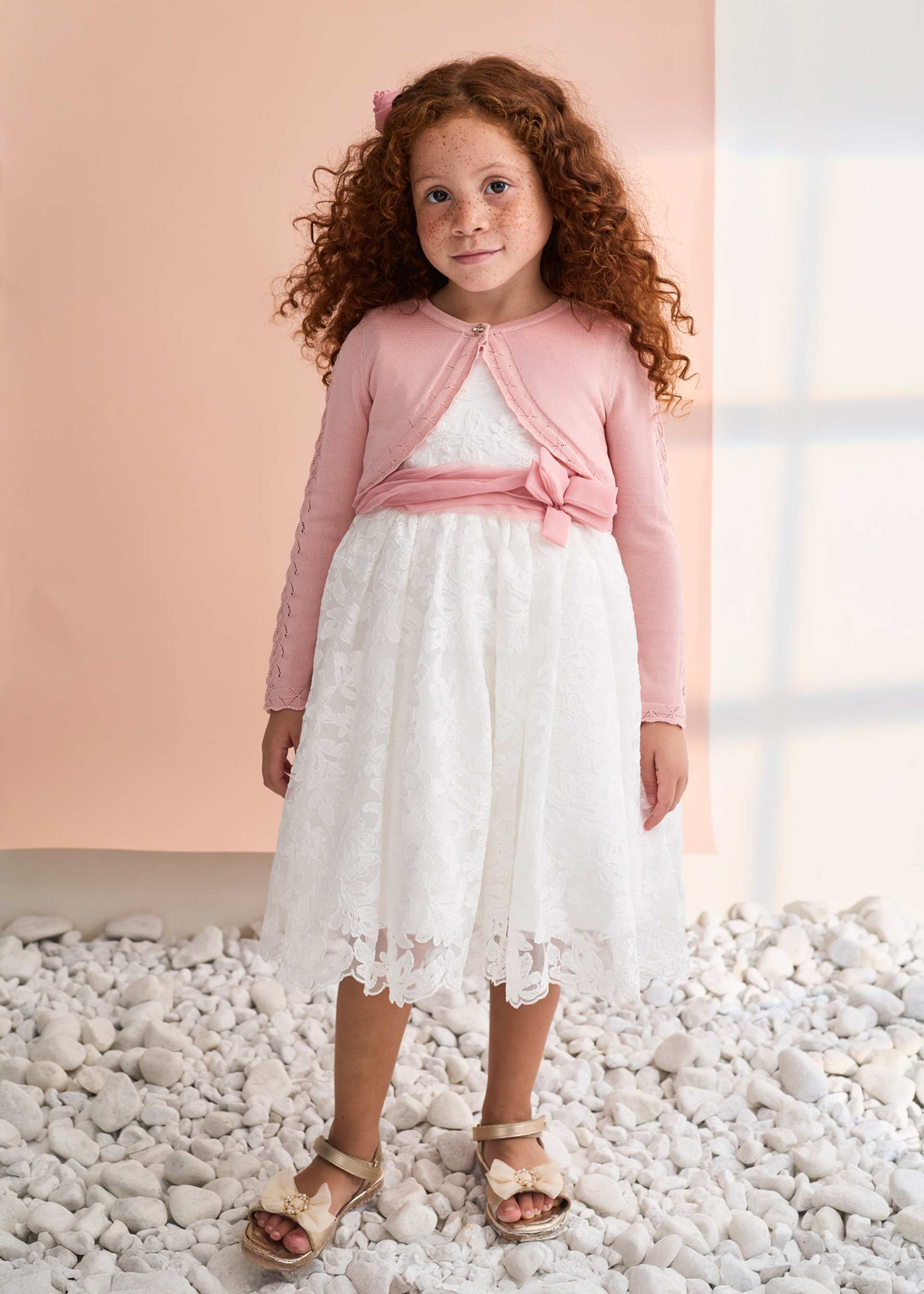 Girl Knit Crop Cardigan