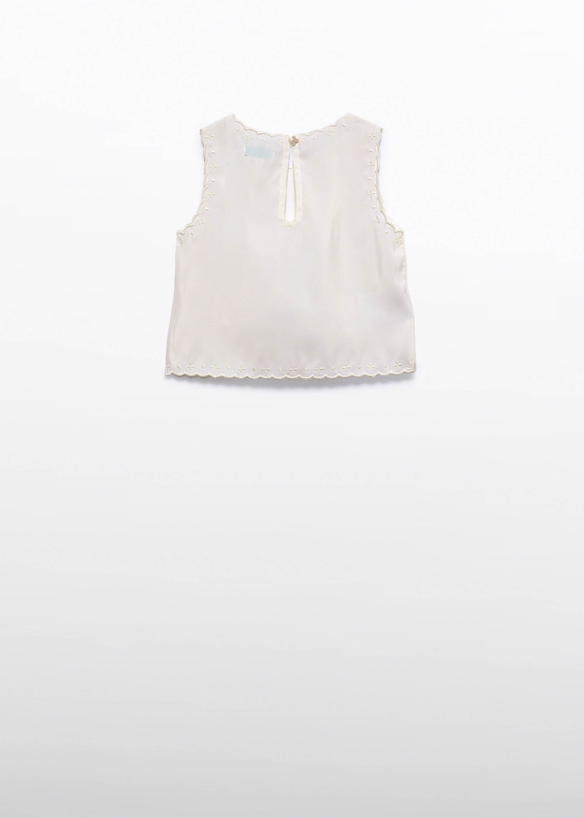 Top bordado niña