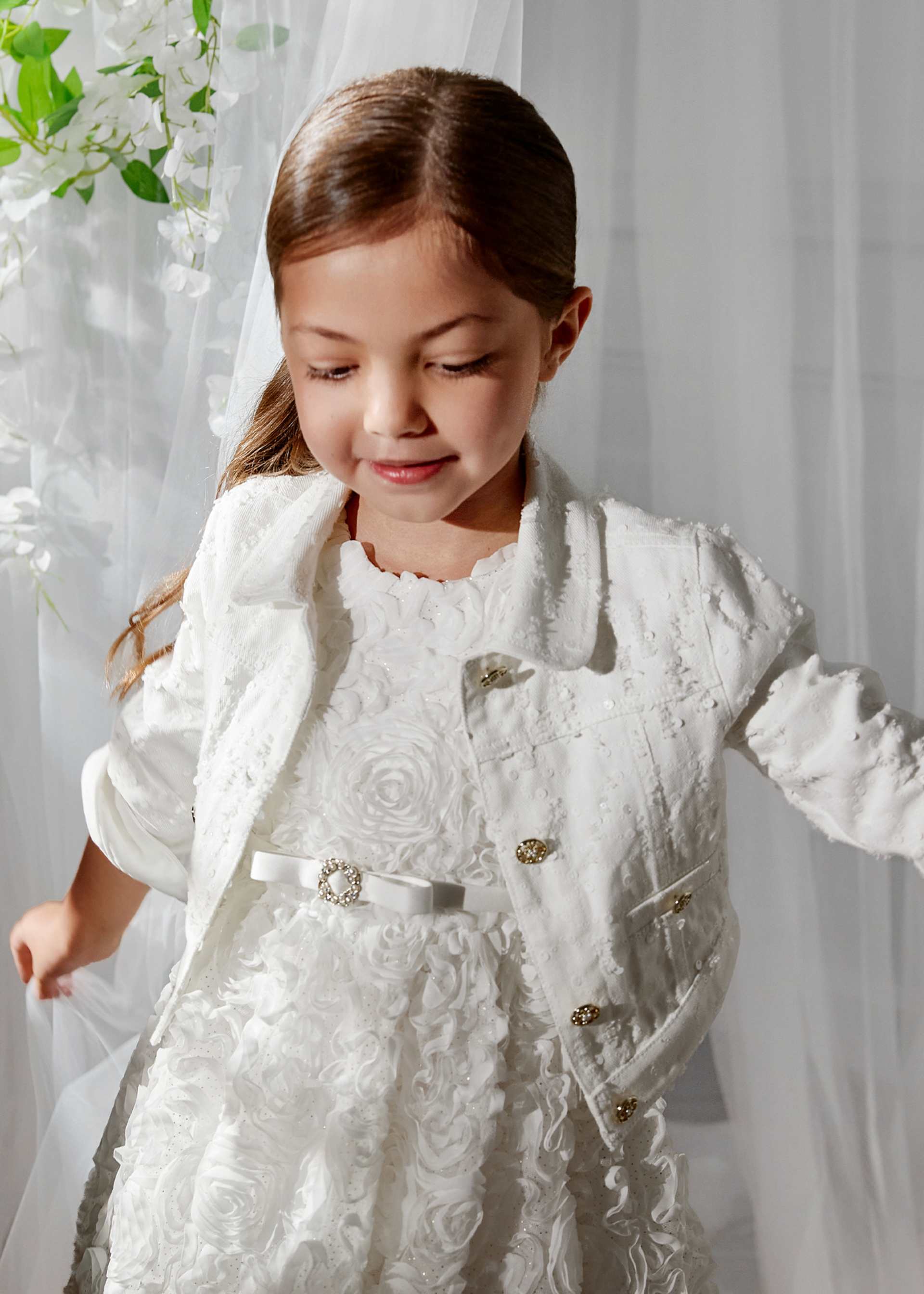 Fancy sequinned jacket for girls