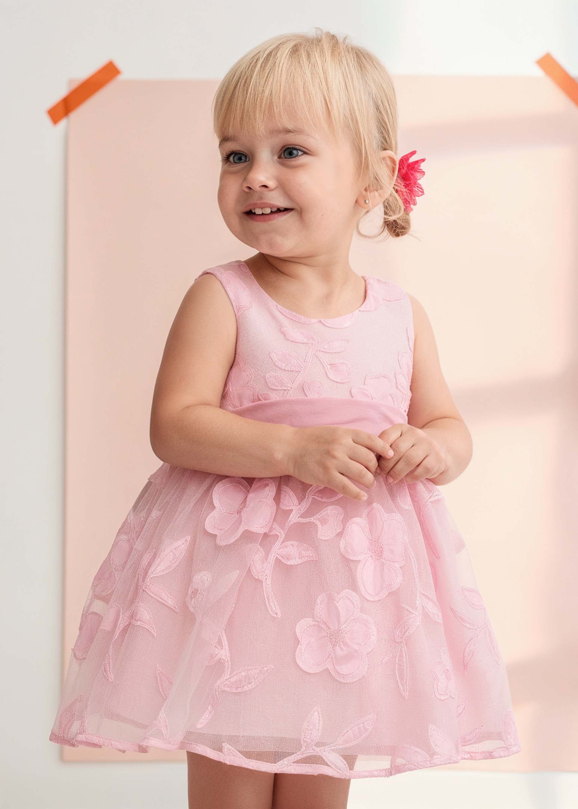 Rochie cu flori decupate