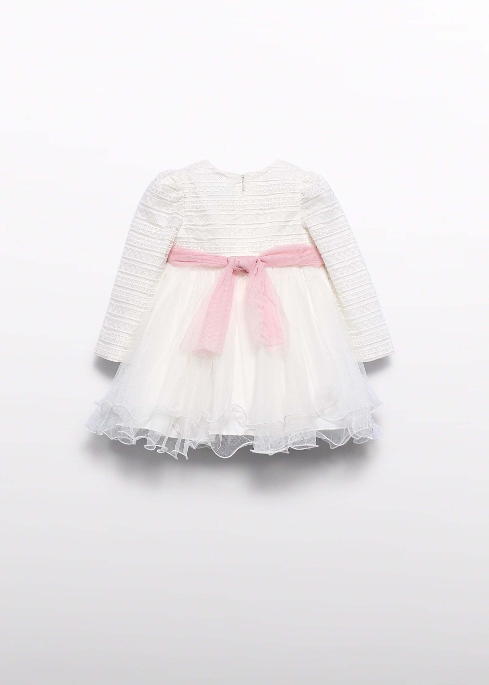 Abito tulle cintura neonata