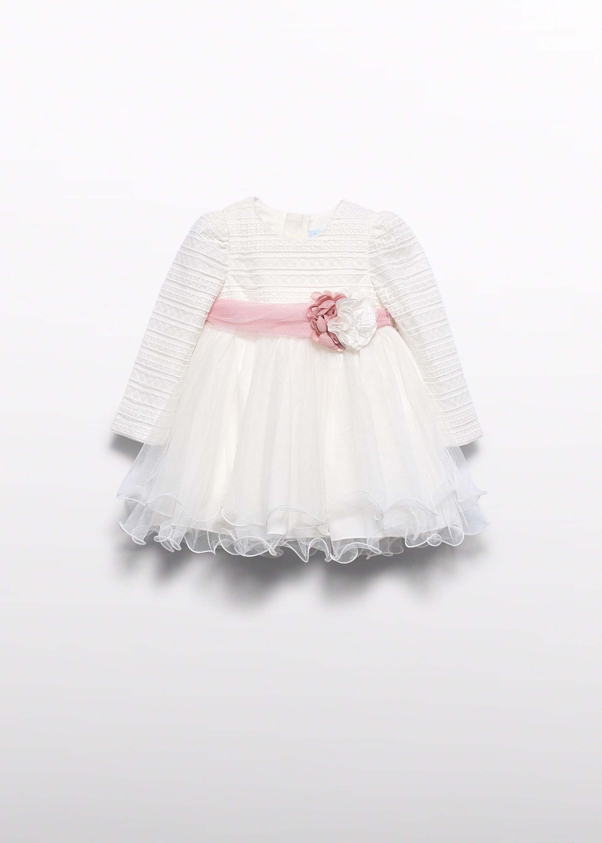 Abito tulle cintura neonata