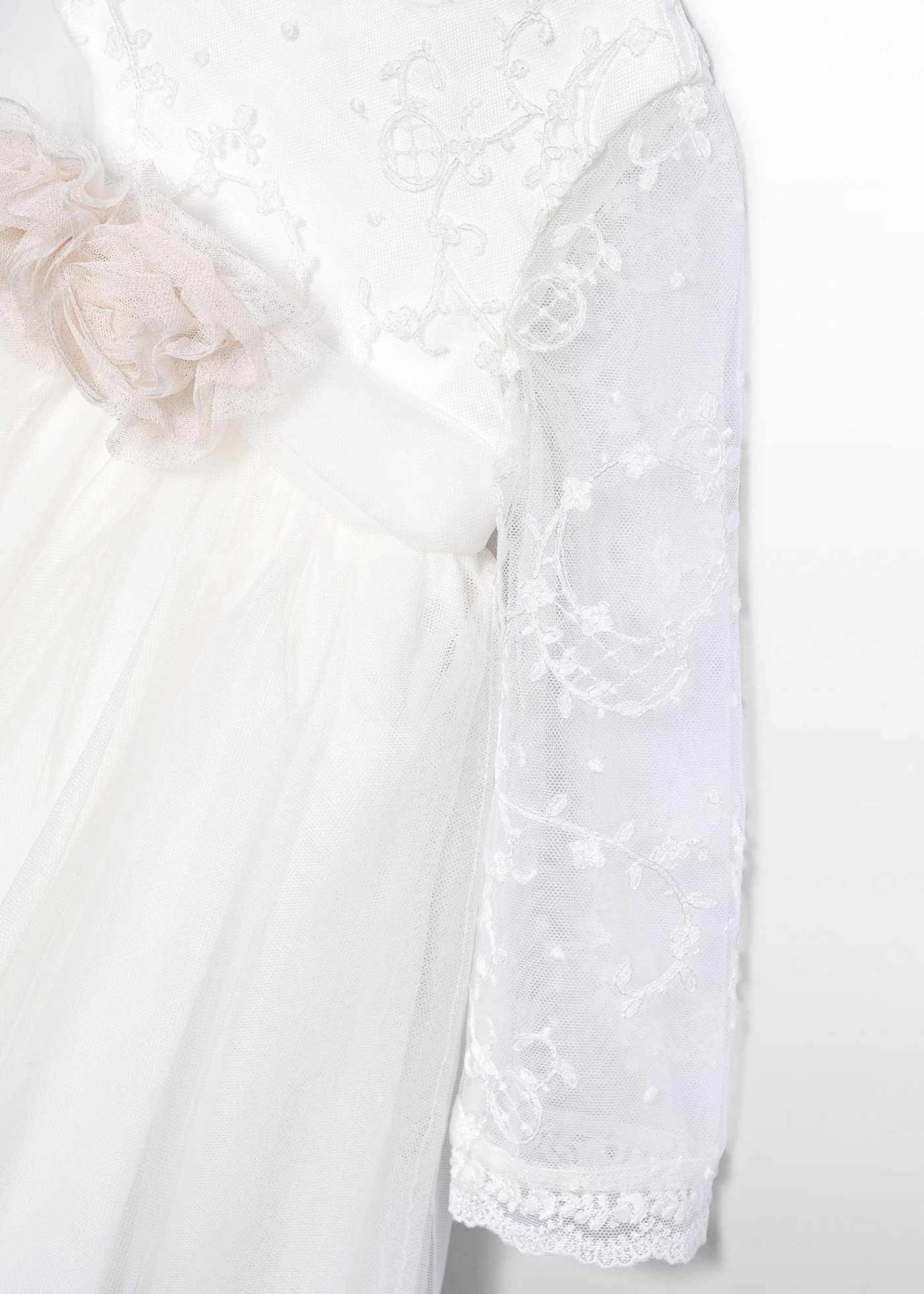 Baby Girl Embroidered Tulle Dress